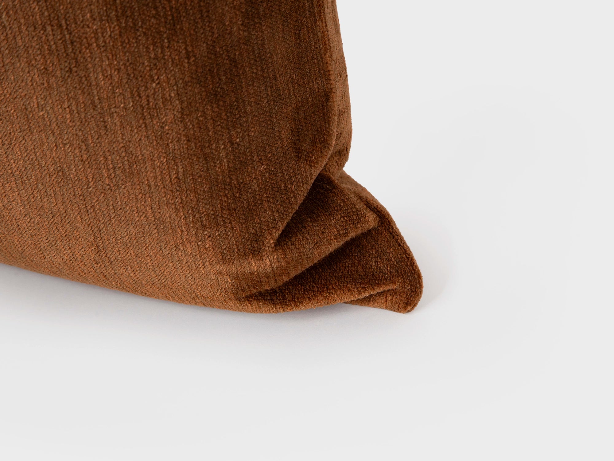 Deep Bronze Woven Pillow Cover