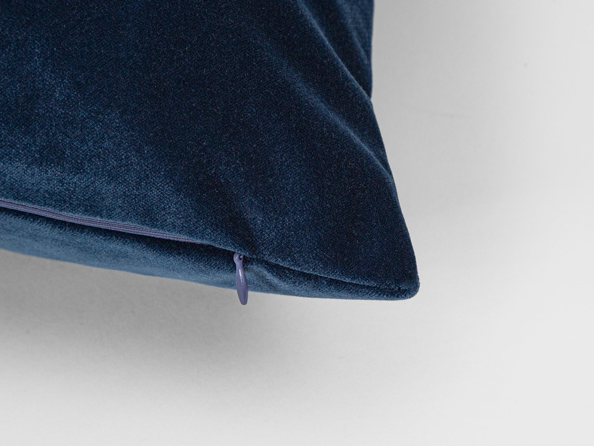 Deep Indigo Velvet Pillow Cover