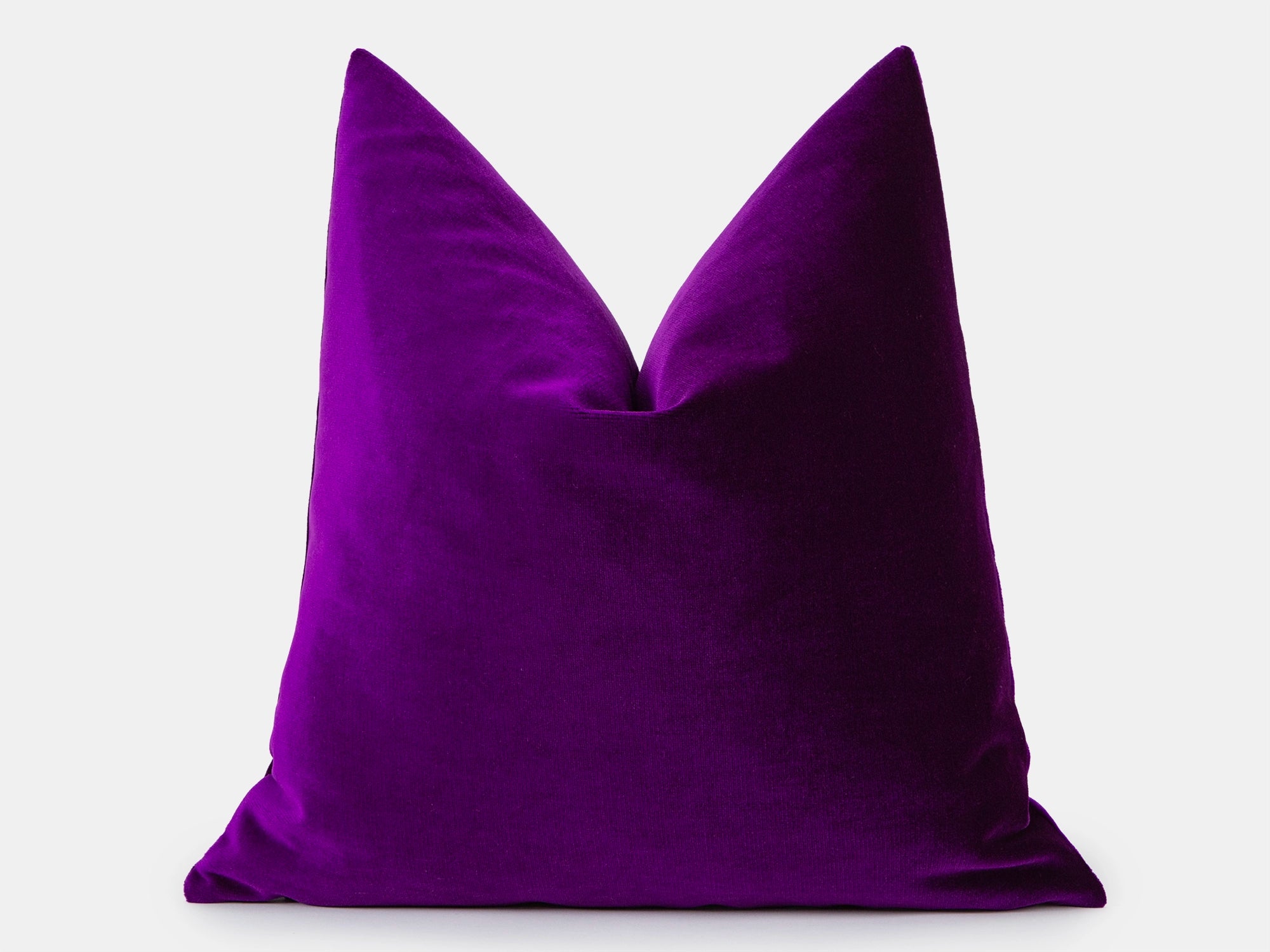 Mn117a Purple Crushed Velvet Cushion Cover / Pillow Case – Custom Size, Tailor Made, Cover Only