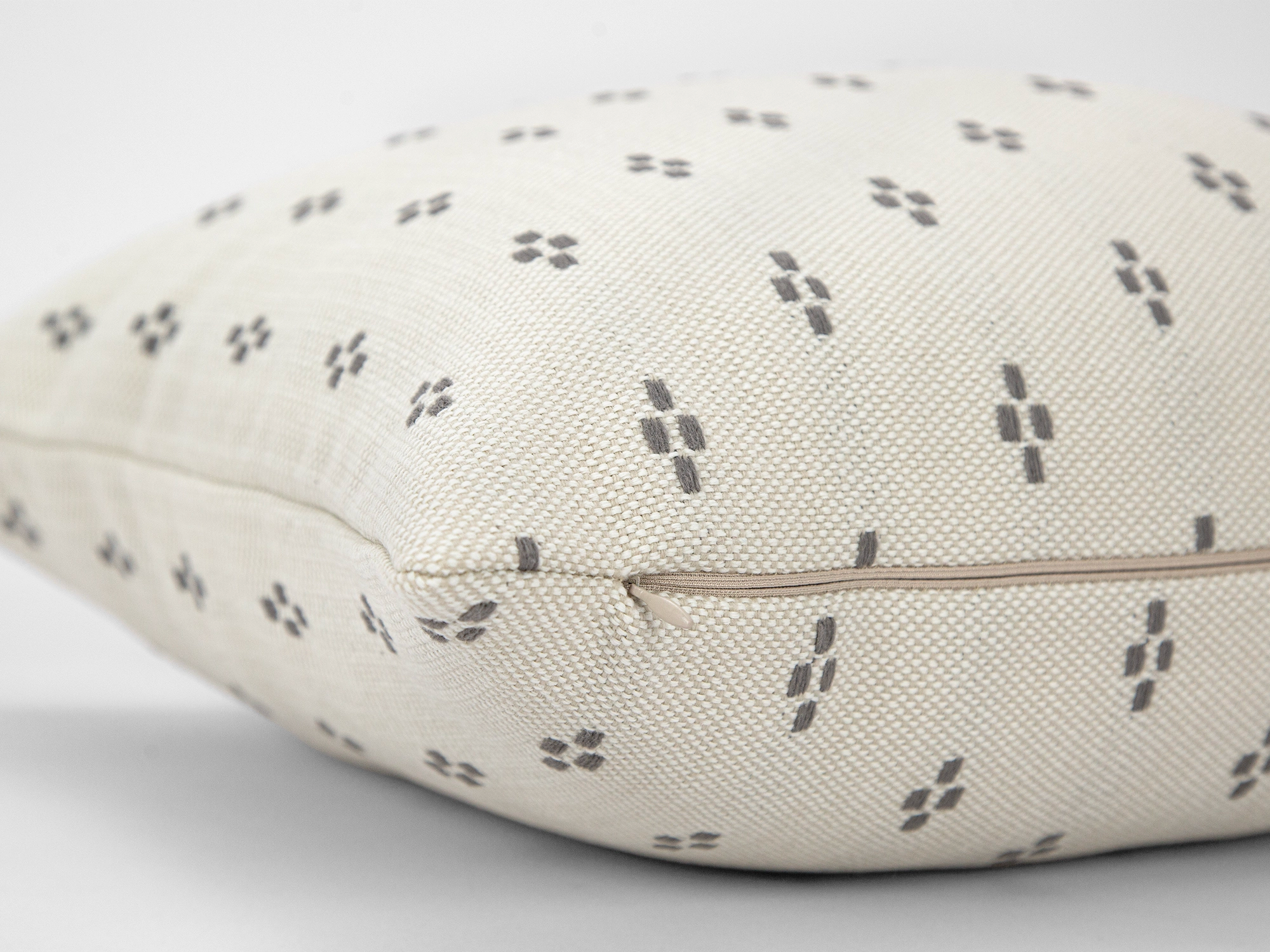 Boho Dotted Pillow Cover - Neutral & Earthy