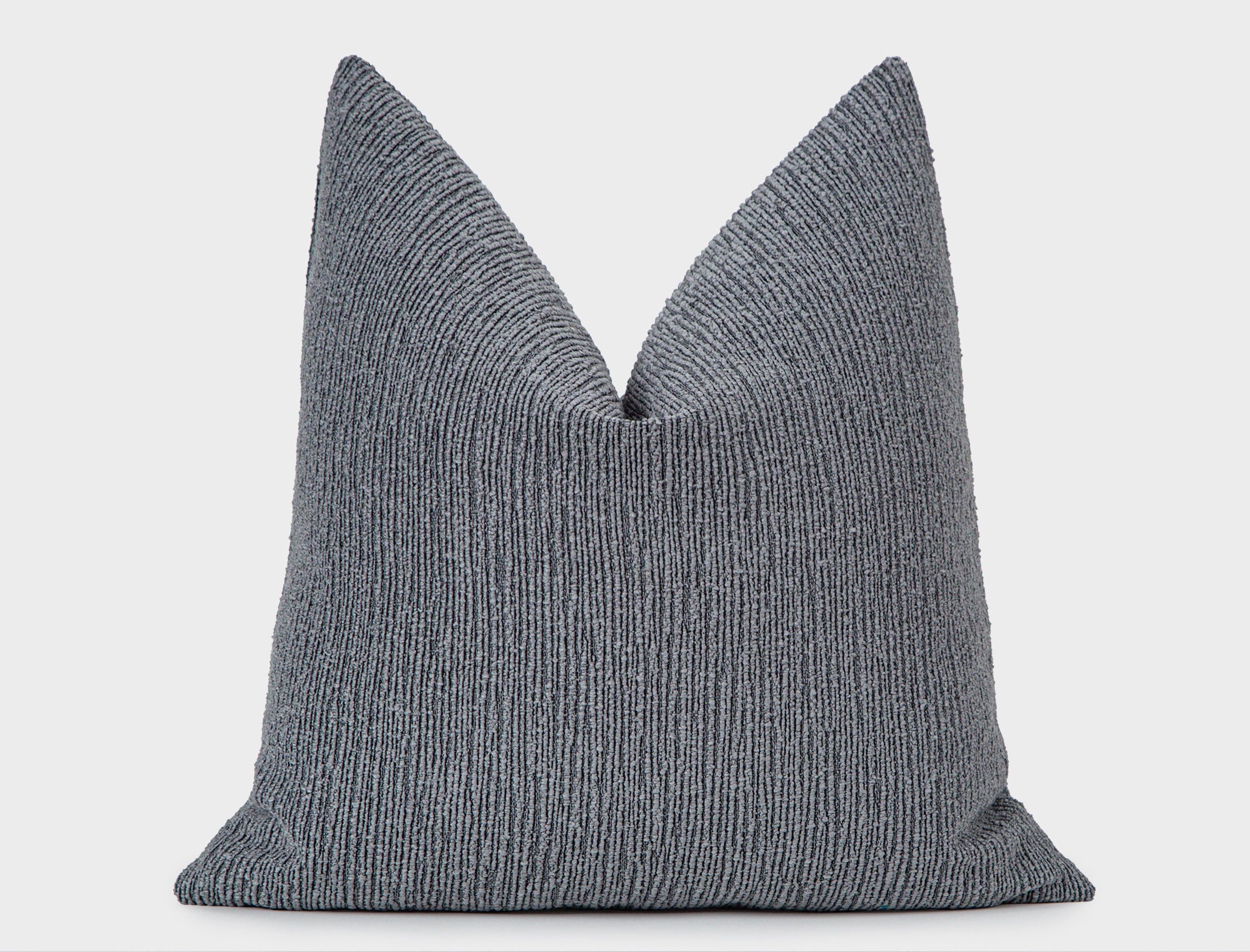 Dusty Blue Linear Pillow Cover - District