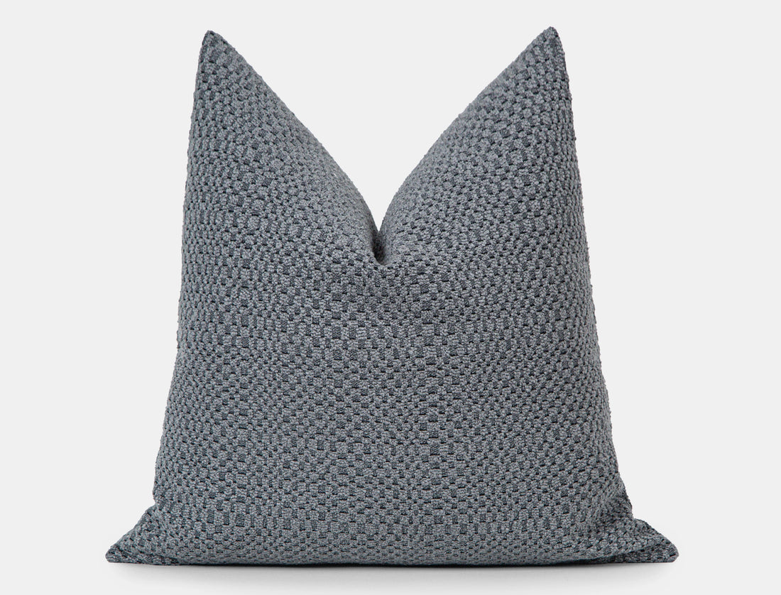 Dusty Blue Tactile Pillow Cover - District