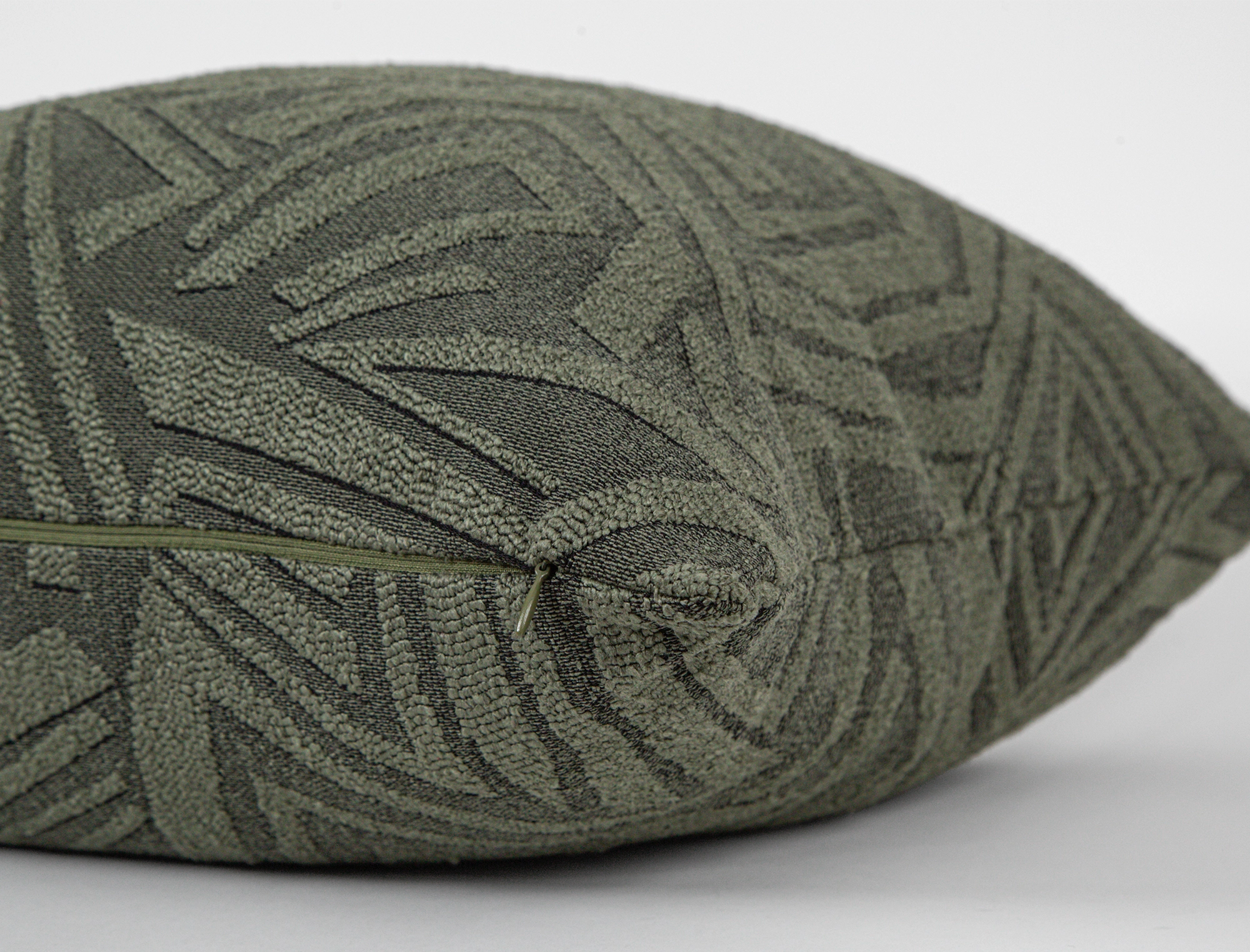 Green Arch Geo Textured Pillow Cover - District