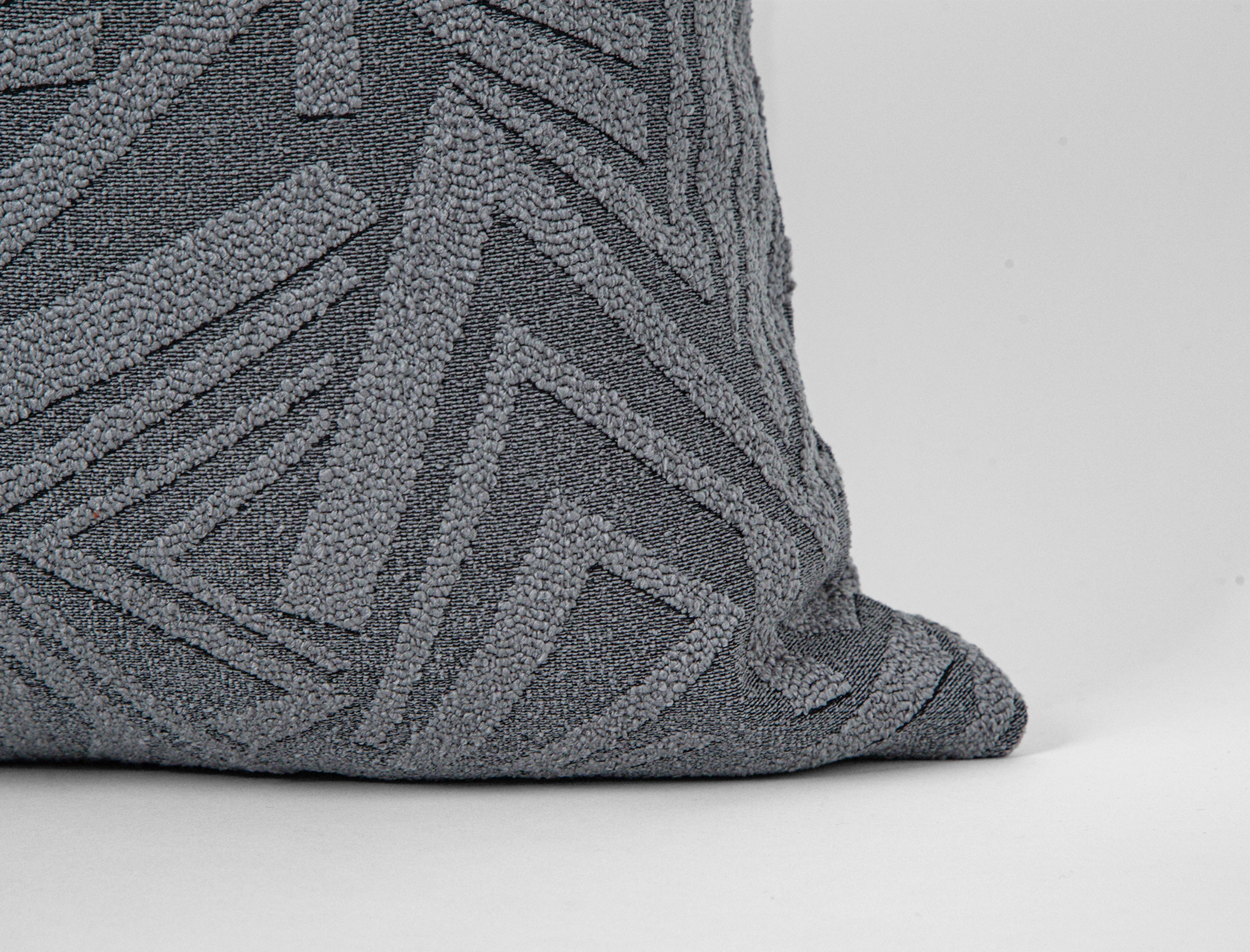 Dusty Blue Arch Geo Pillow Cover - District