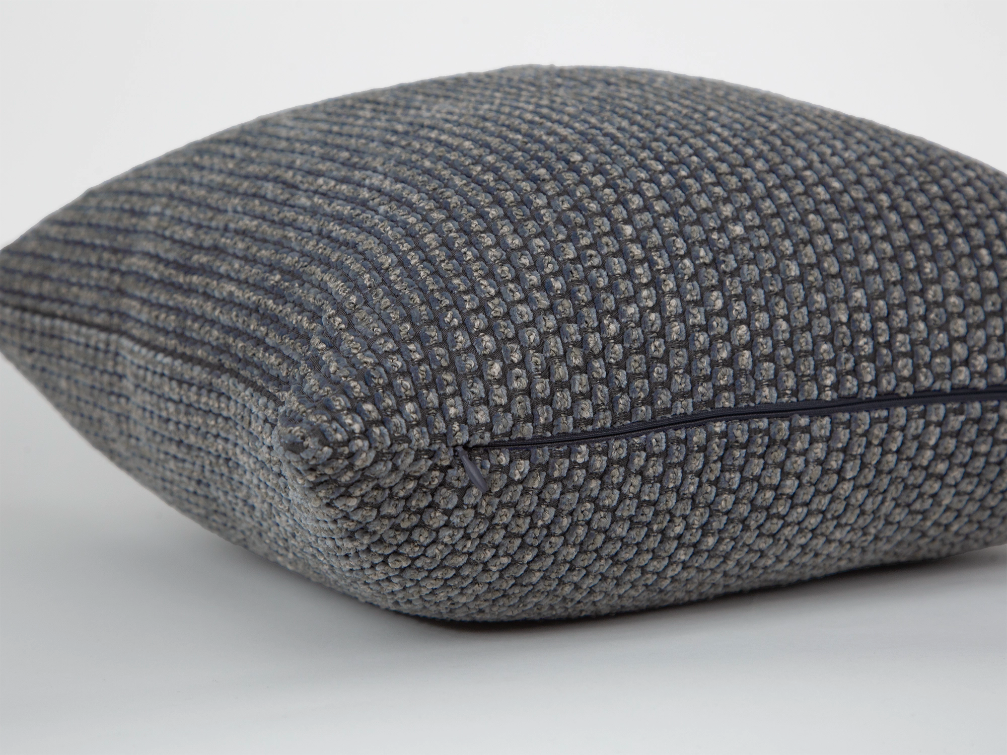 Dusty Blue Textured Dotted Pillow Cover