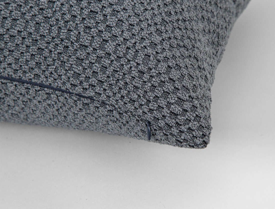 Dusty Blue Tactile Pillow Cover - District