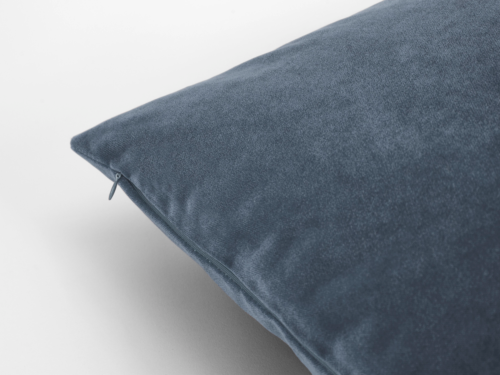 Dusty Blue Velvet Pillow Cover