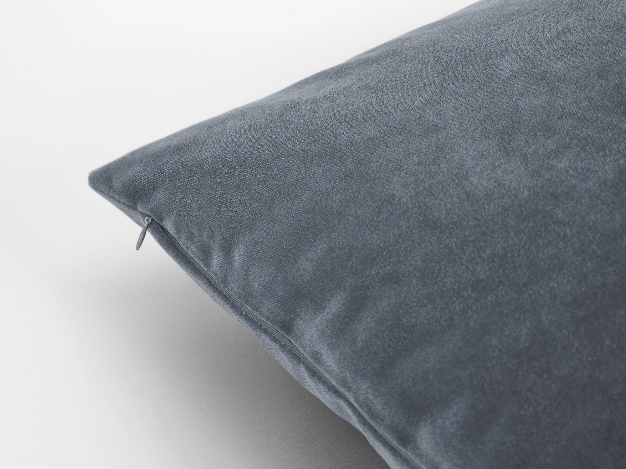 Dusty Blue Velvet Pillow Cover