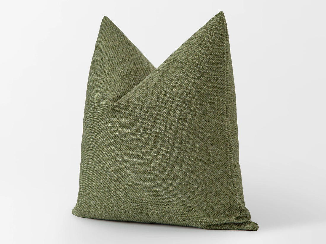 Dusty Green Linen Pillow Cover