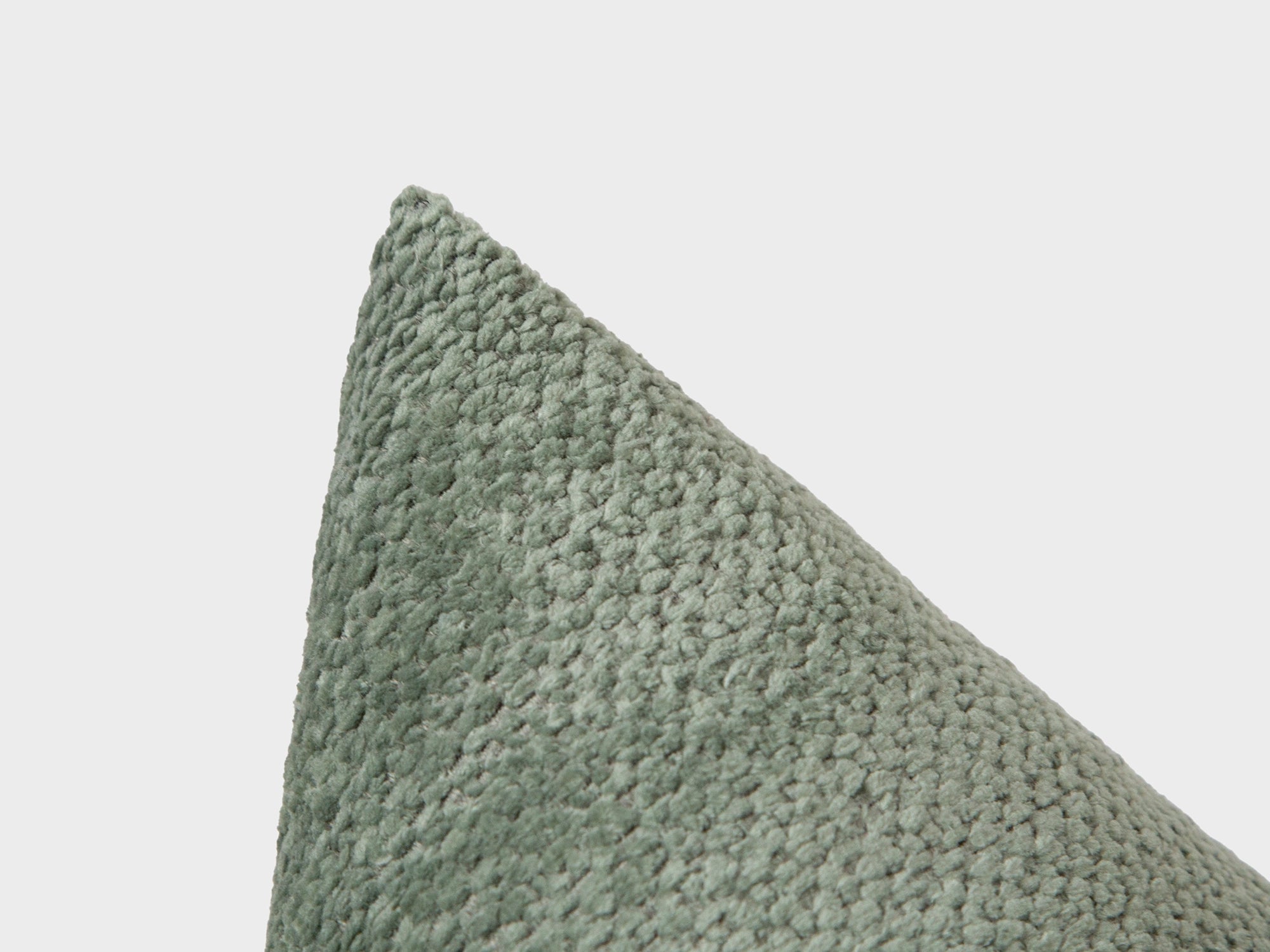 Dusty Green Textured Pillow Cover