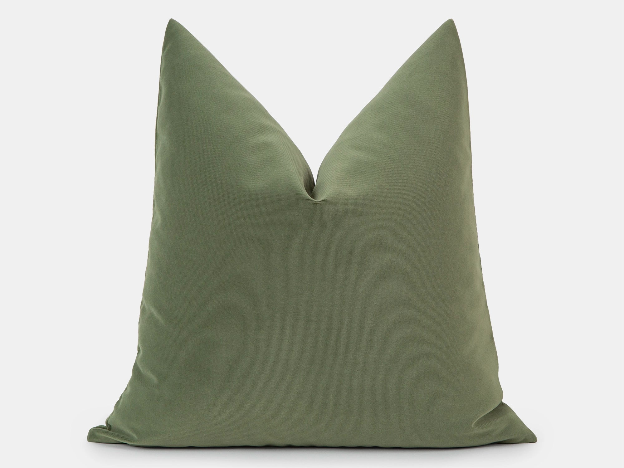 Dusty Green Velvet Pillow Cover