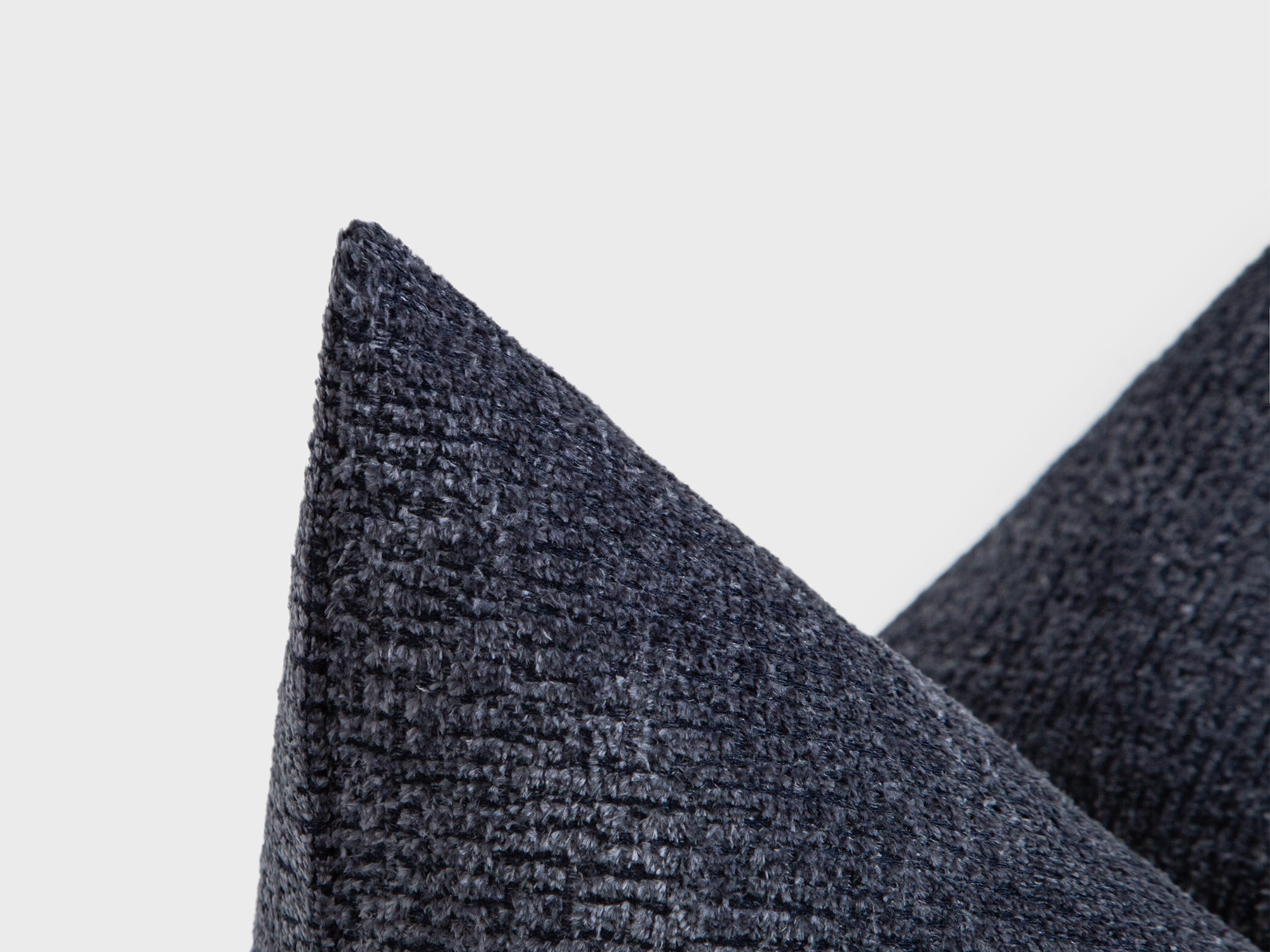 Dusty Indigo Textured Pillow Cover