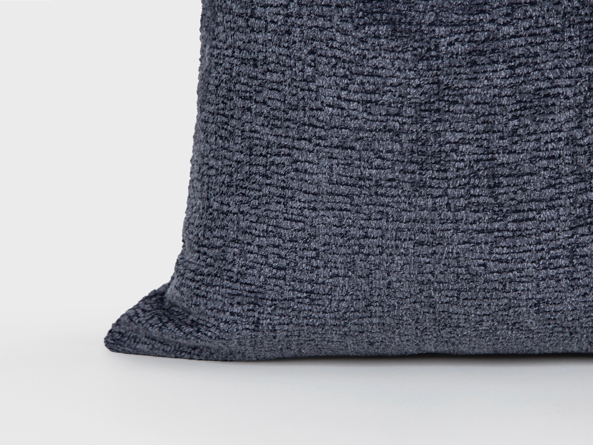 Dusty Indigo Textured Pillow Cover