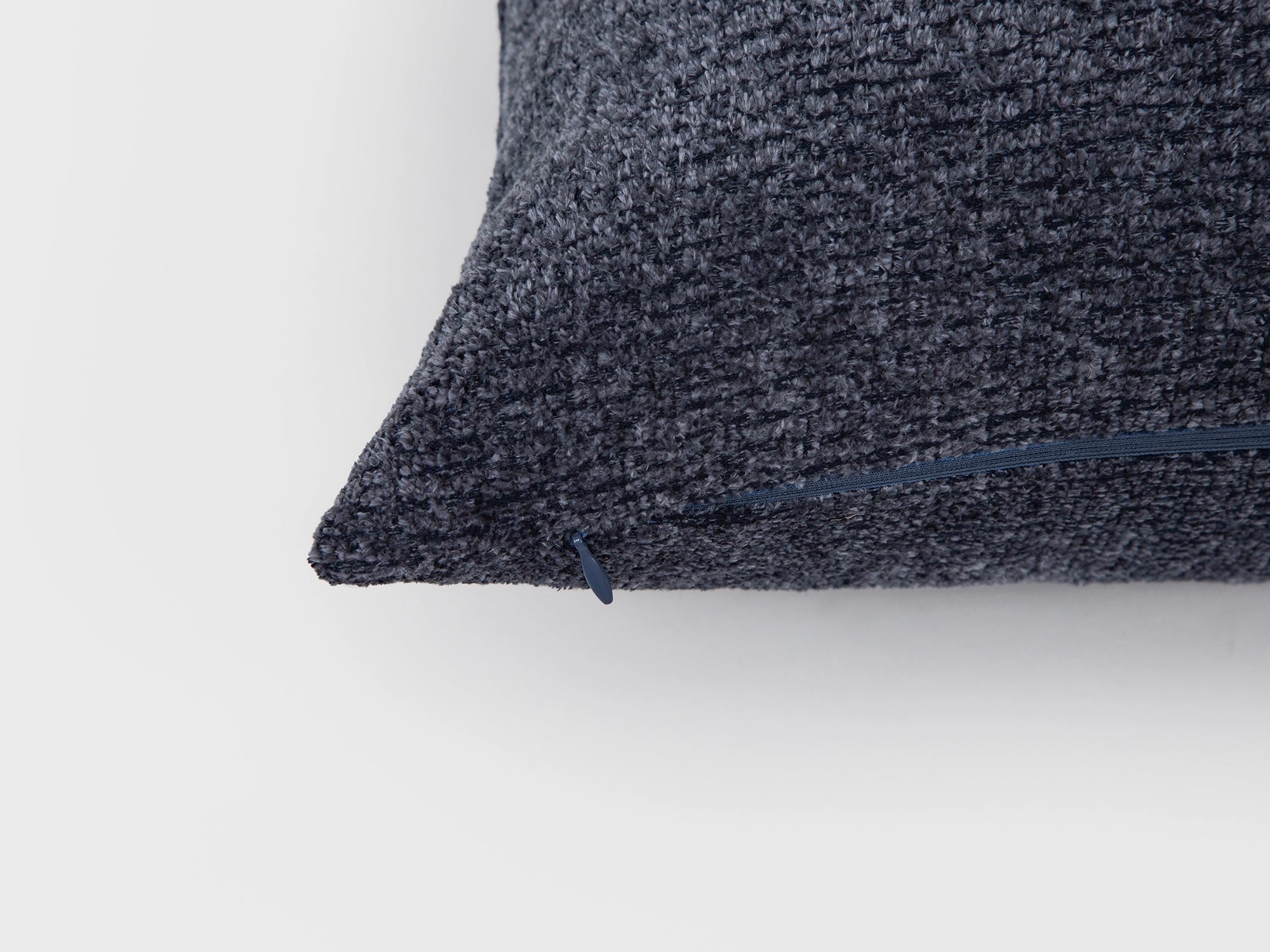 Dusty Indigo Textured Pillow Cover
