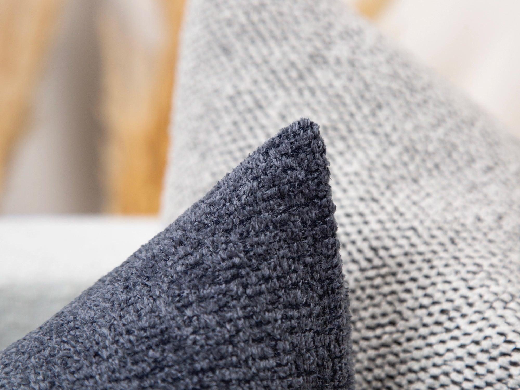 Dusty Indigo Textured Pillow Cover
