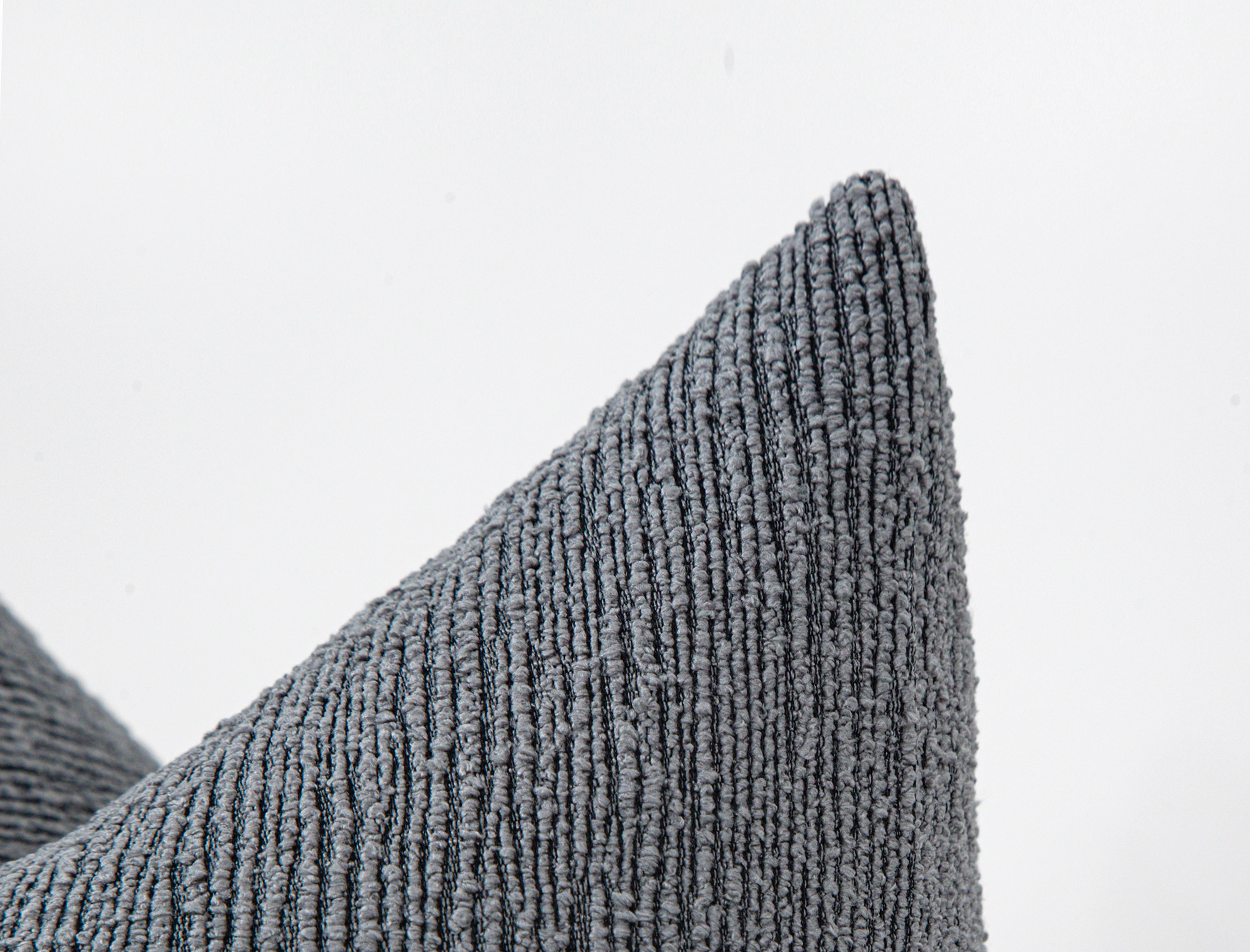 Dusty Blue Linear Pillow Cover - District