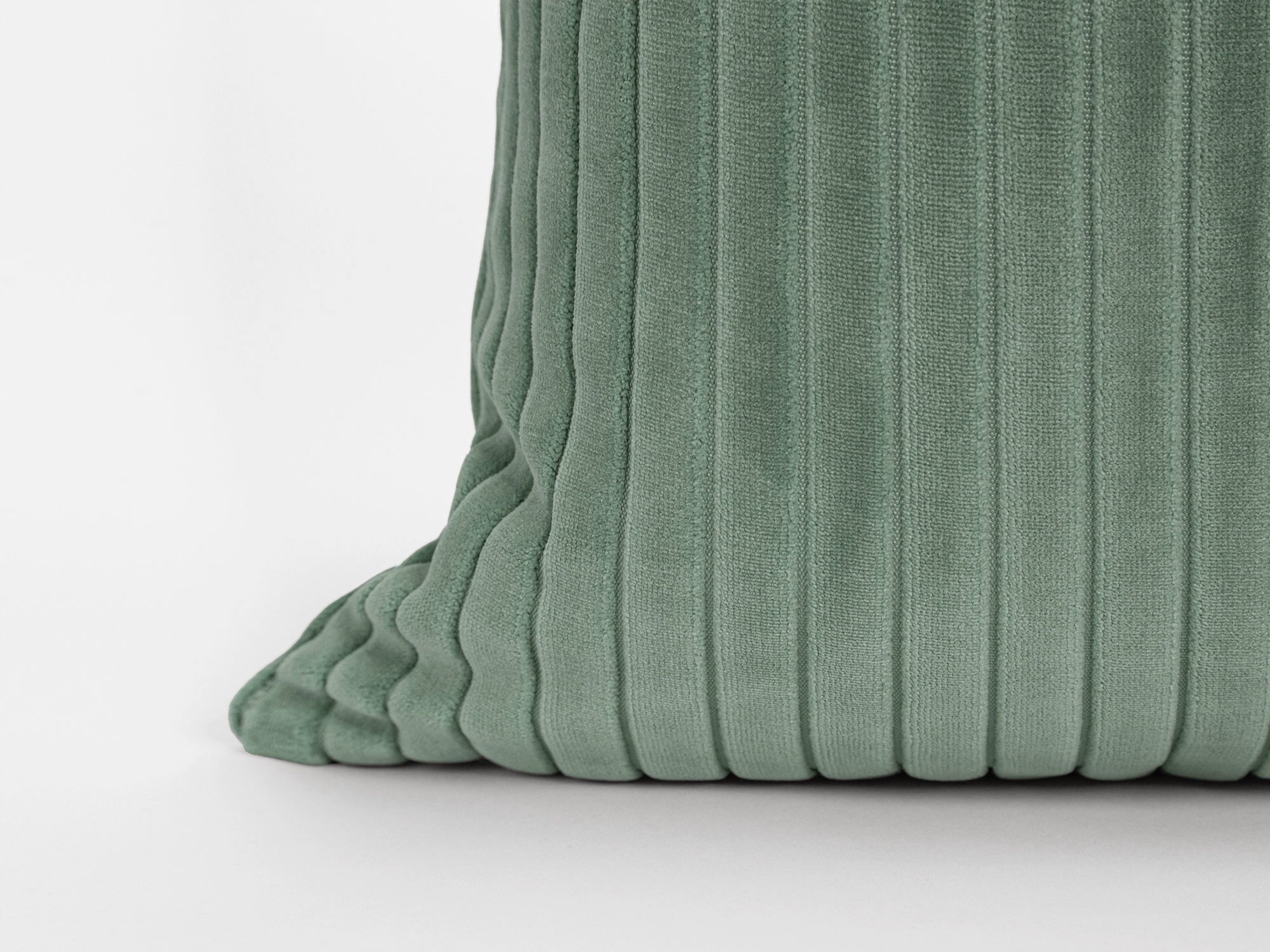 Dusty Mint Corduroy Velvet Pillow Cover