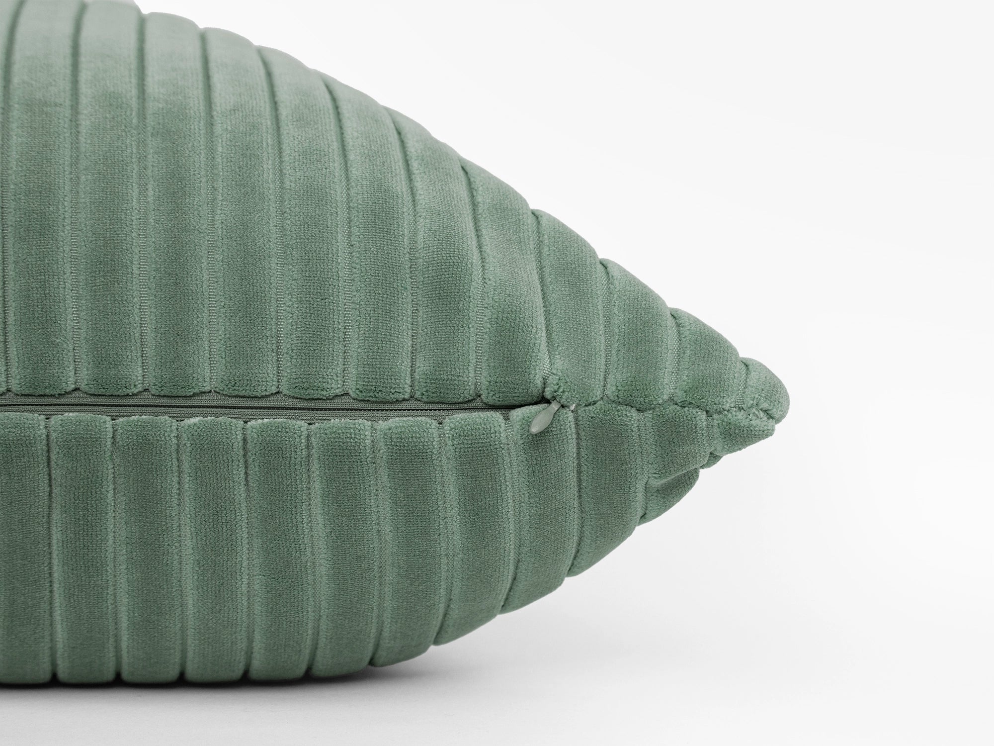 Dusty Mint Corduroy Velvet Pillow Cover
