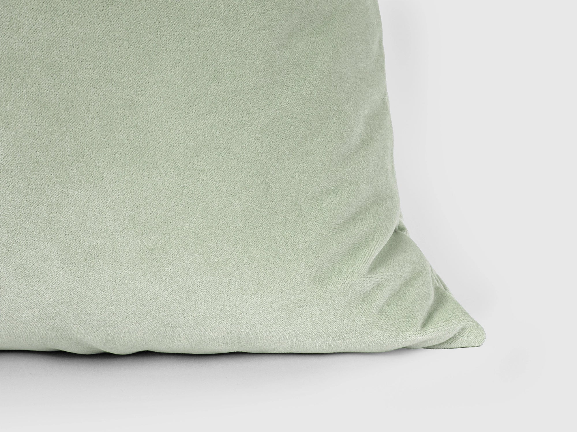 Dusty Mint Velvet Pillow Cover