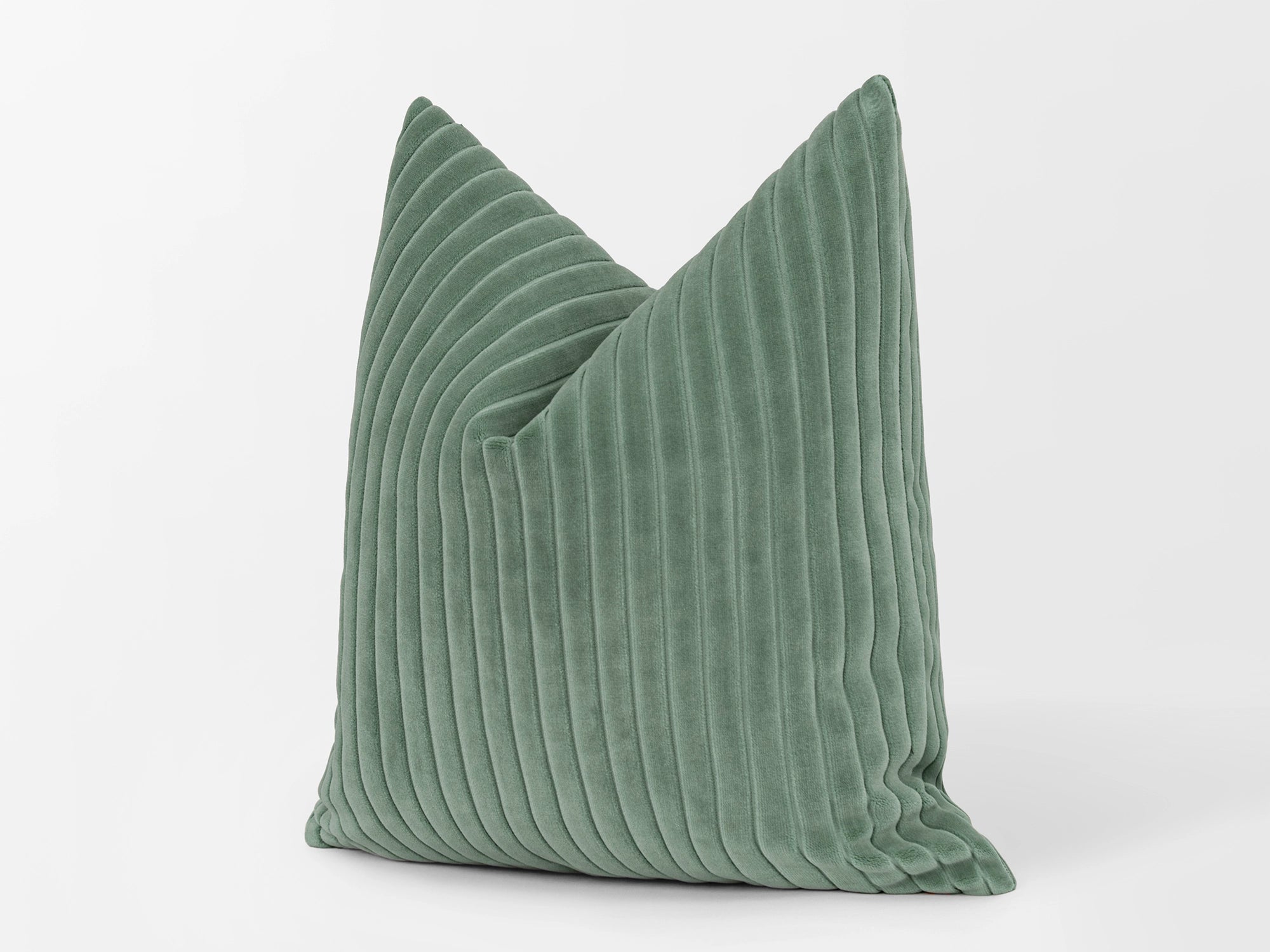 Dusty Mint Corduroy Velvet Pillow Cover