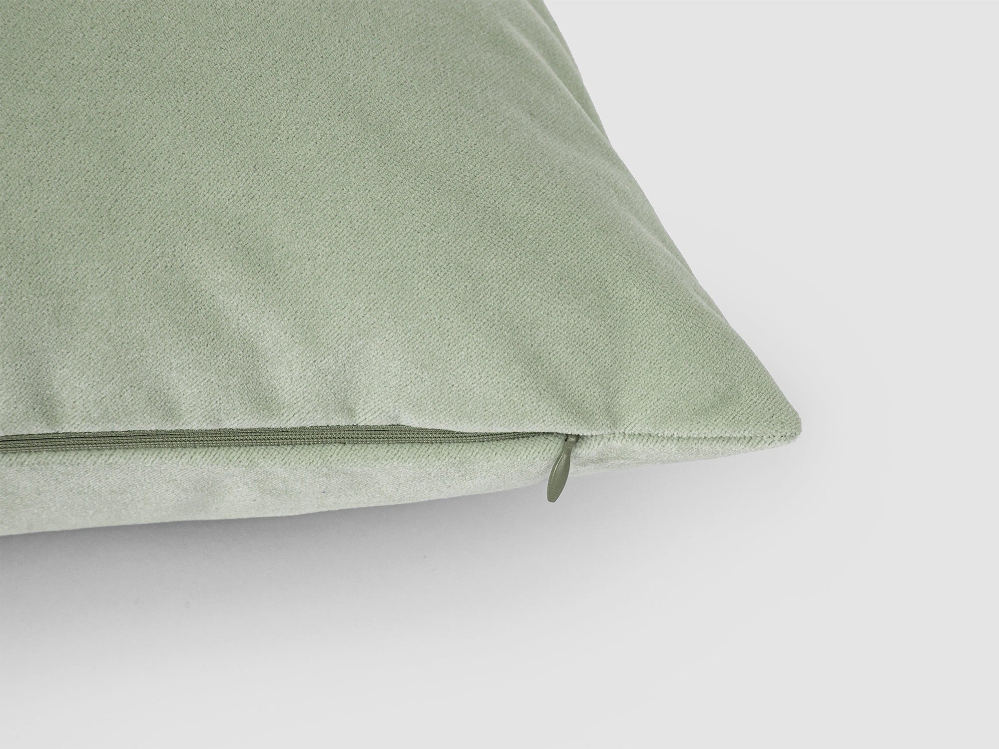 Dusty Mint Velvet Pillow Cover