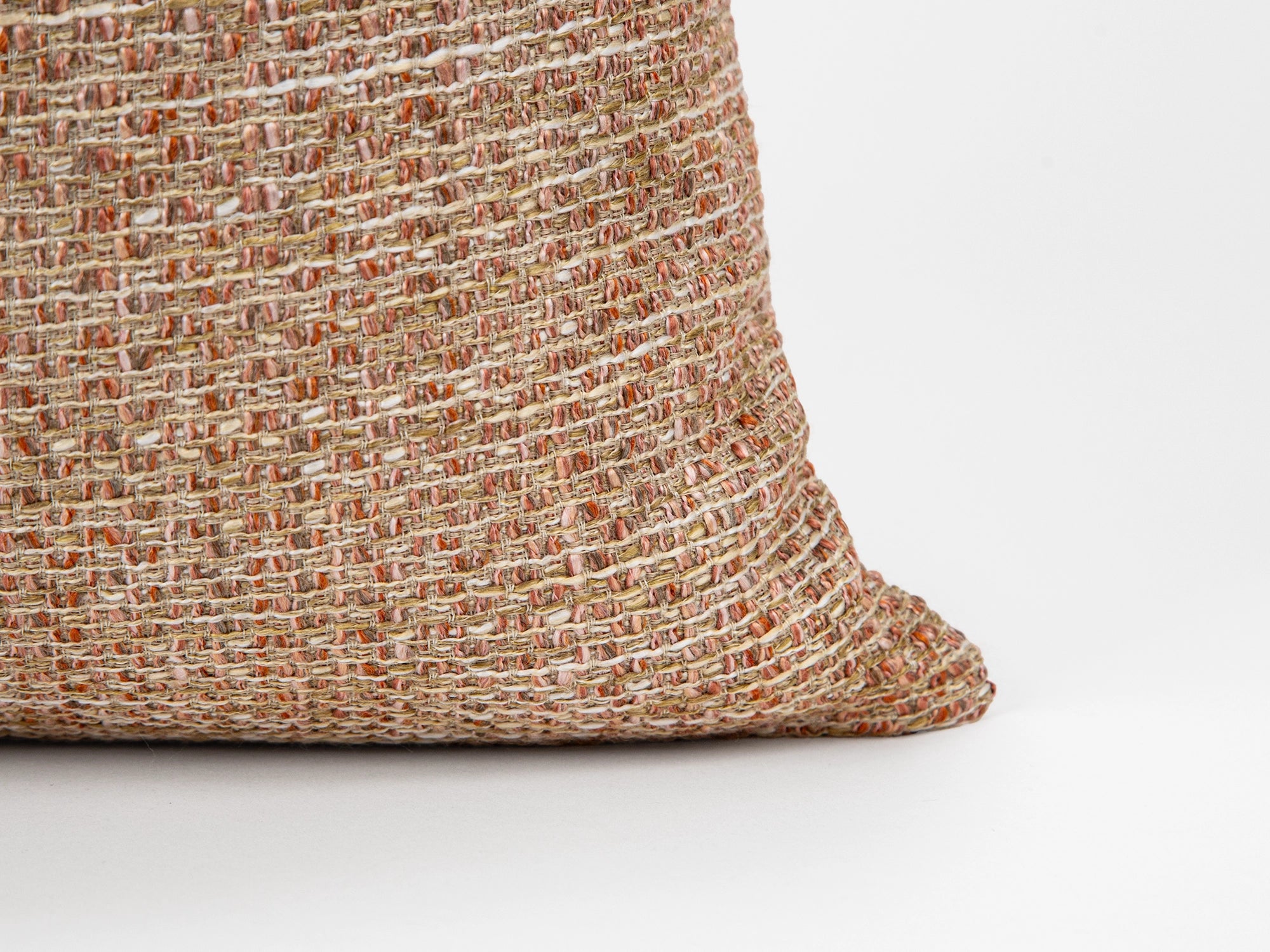 Dusty Pink Woven Textured Pillow Cover