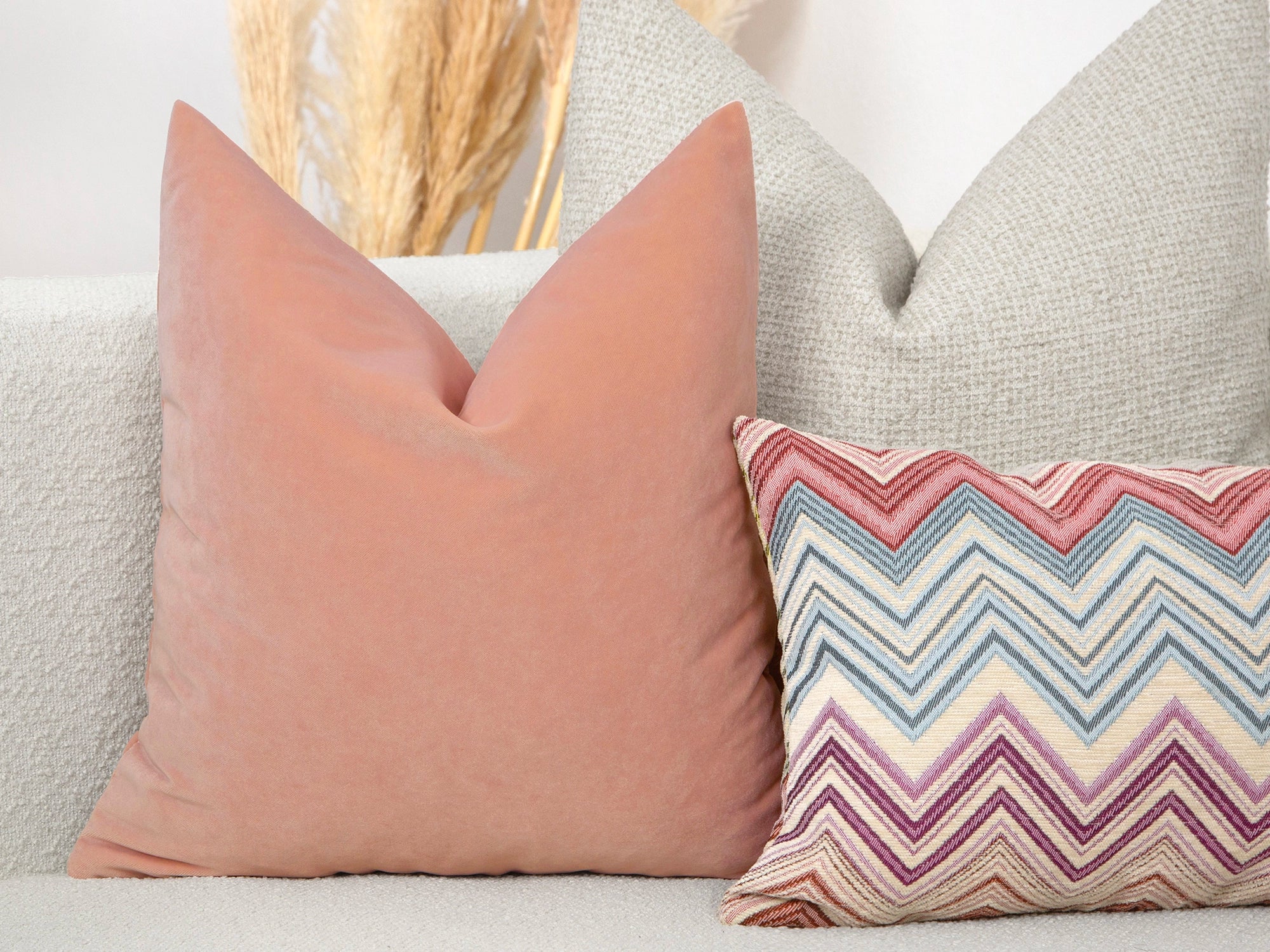 Dusty Pink Velvet Pillow Cover