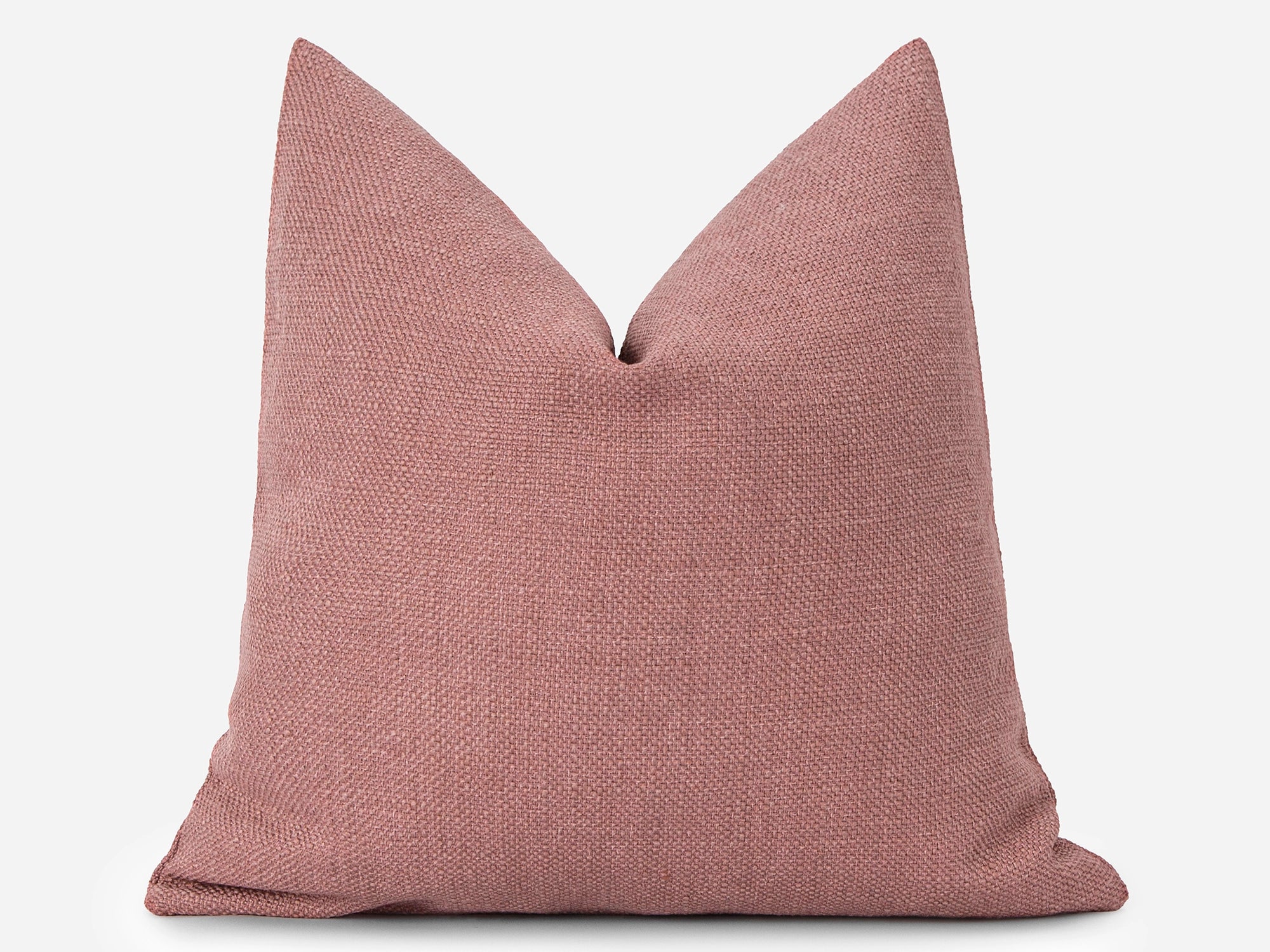 Dusty Pink Linen Pillow Cover
