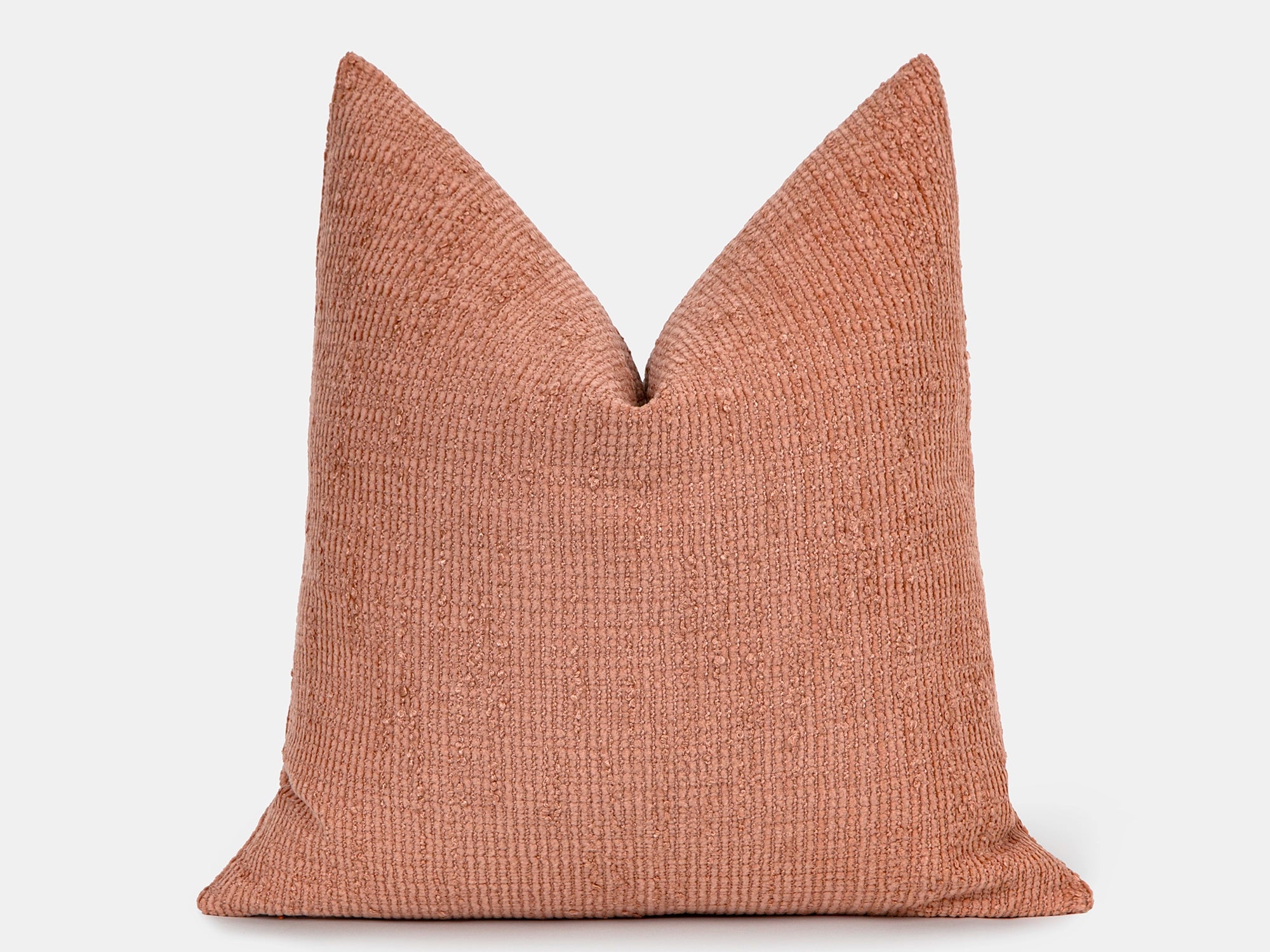 Dusty Pink Textured Pillow Cover