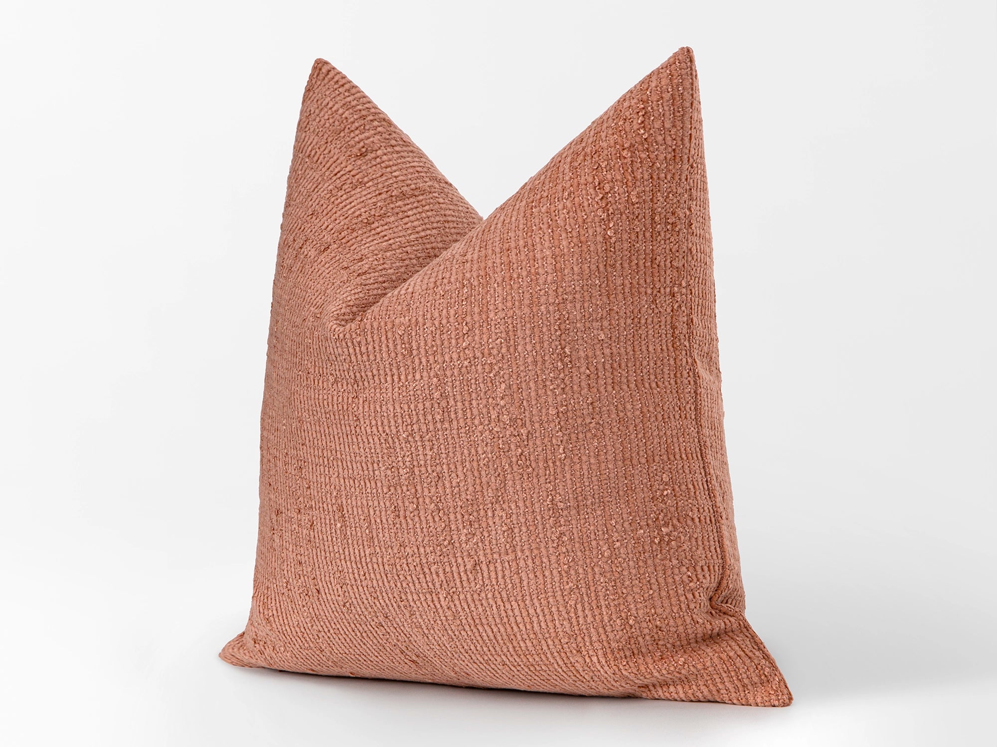 Dusty Pink Textured Pillow Cover