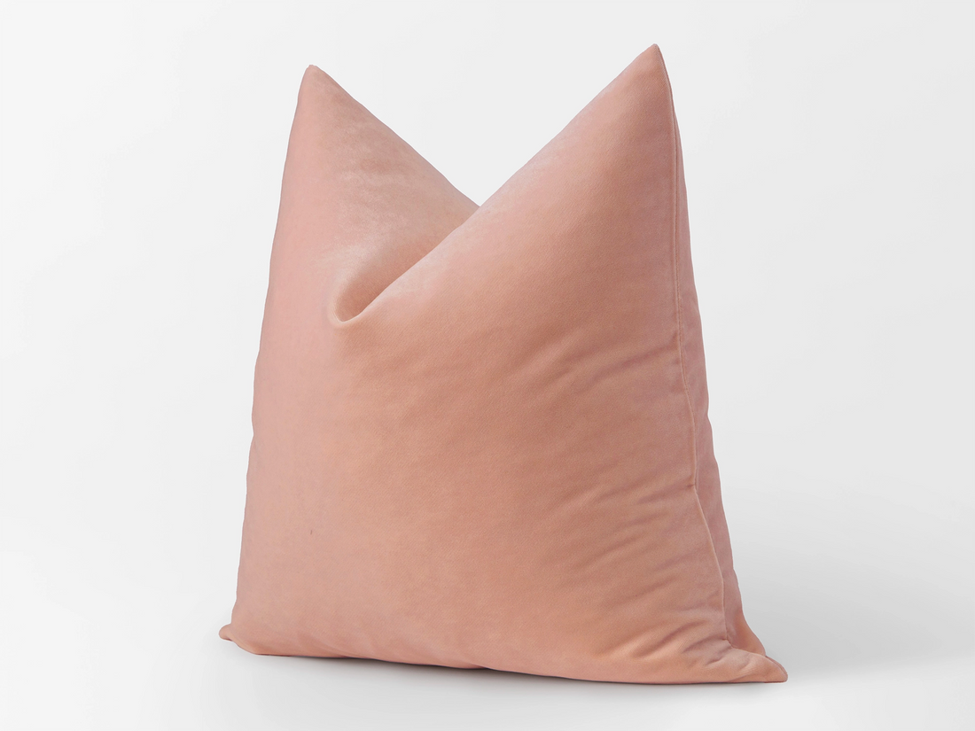 Dusty Pink Velvet Pillow Cover