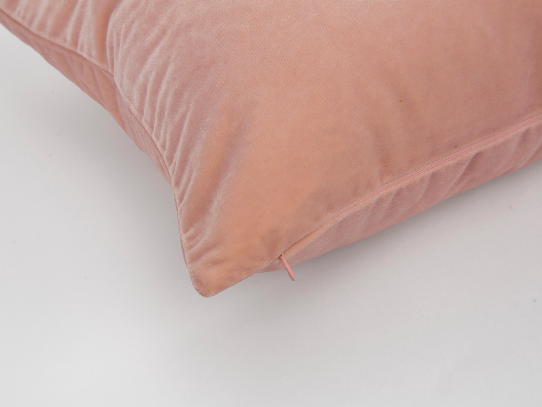 Dusty Pink Velvet Pillow Cover