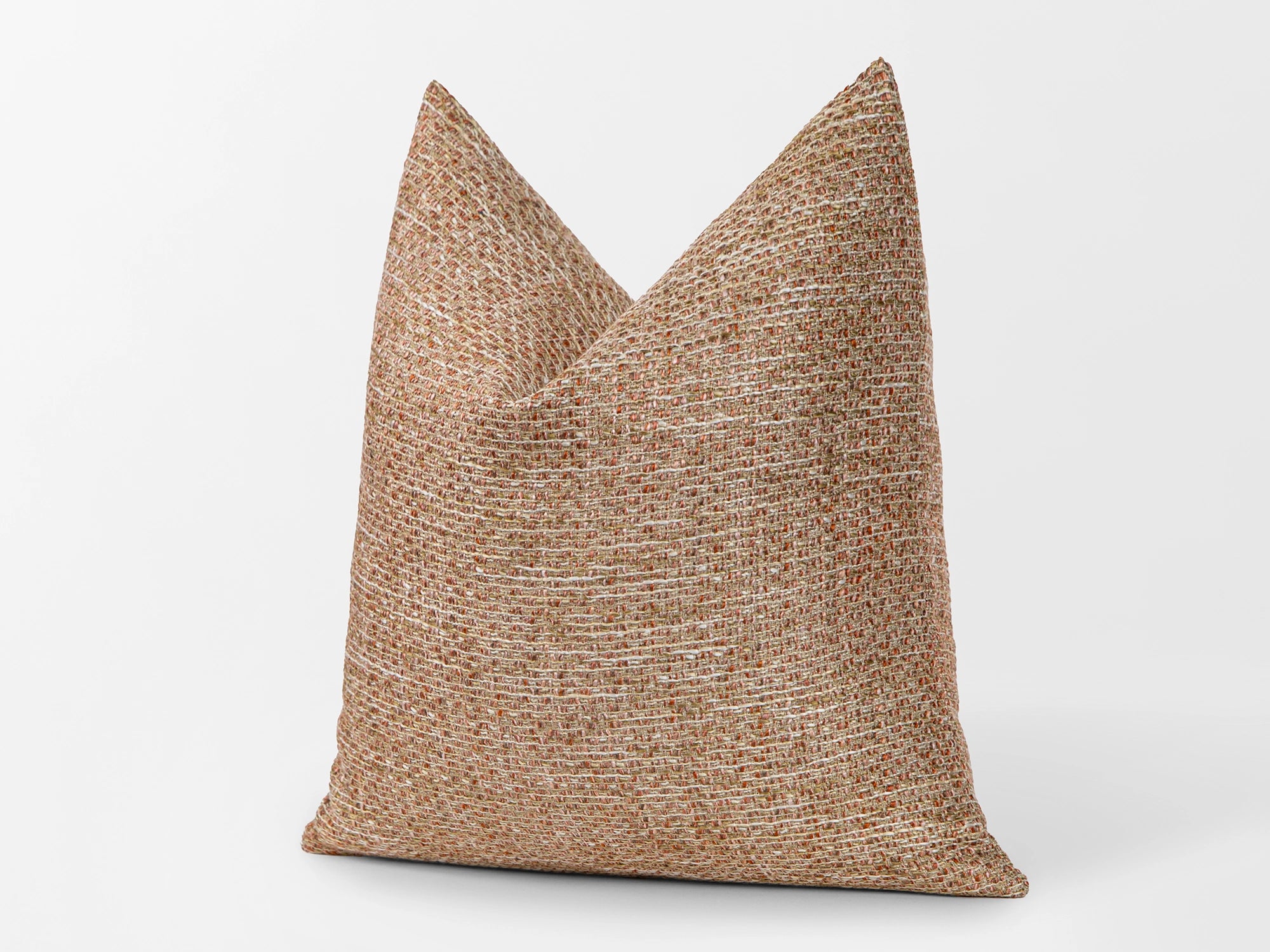 Dusty Pink Woven Textured Pillow Cover