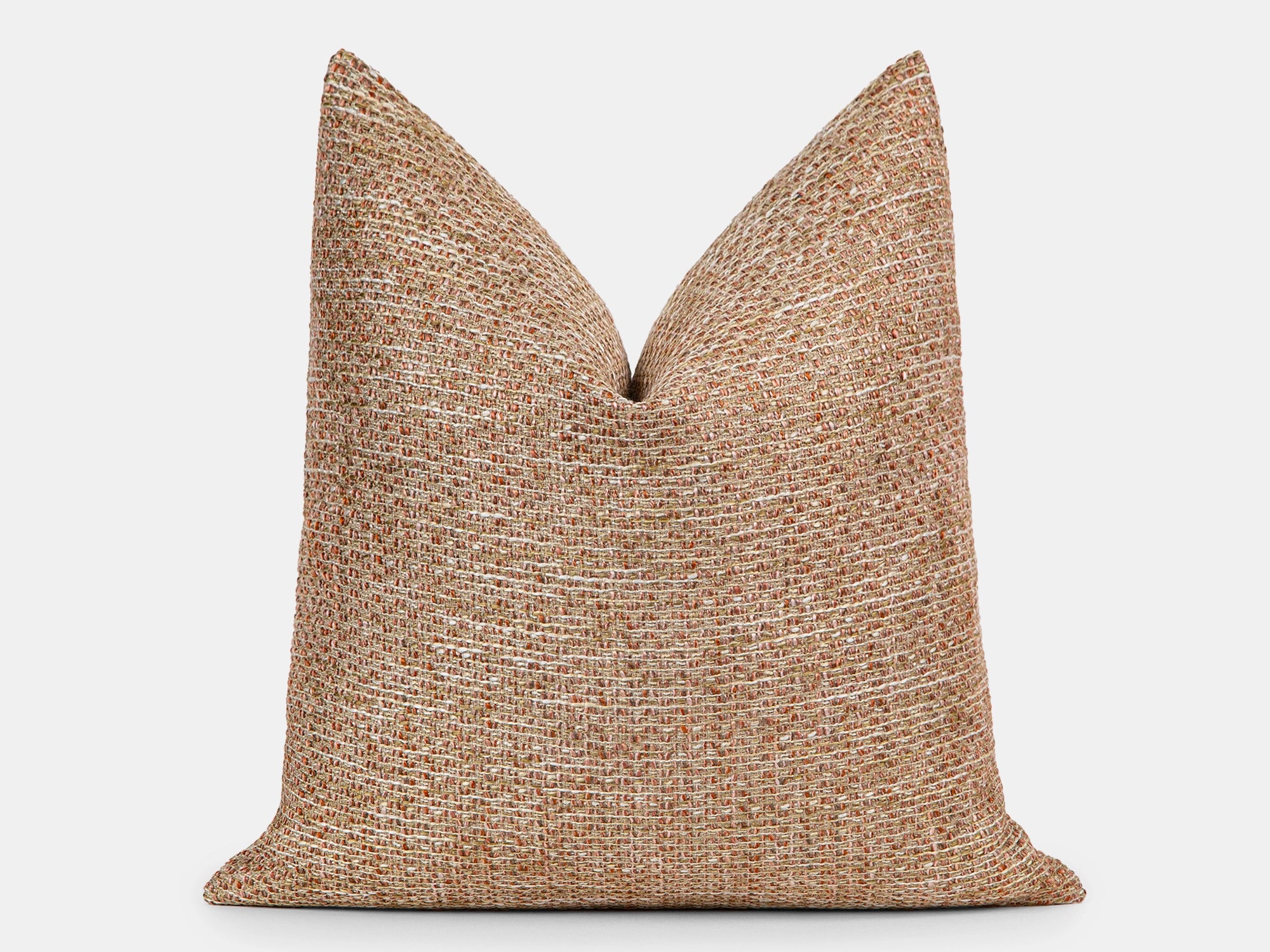 Dusty Pink Woven Textured Pillow Cover