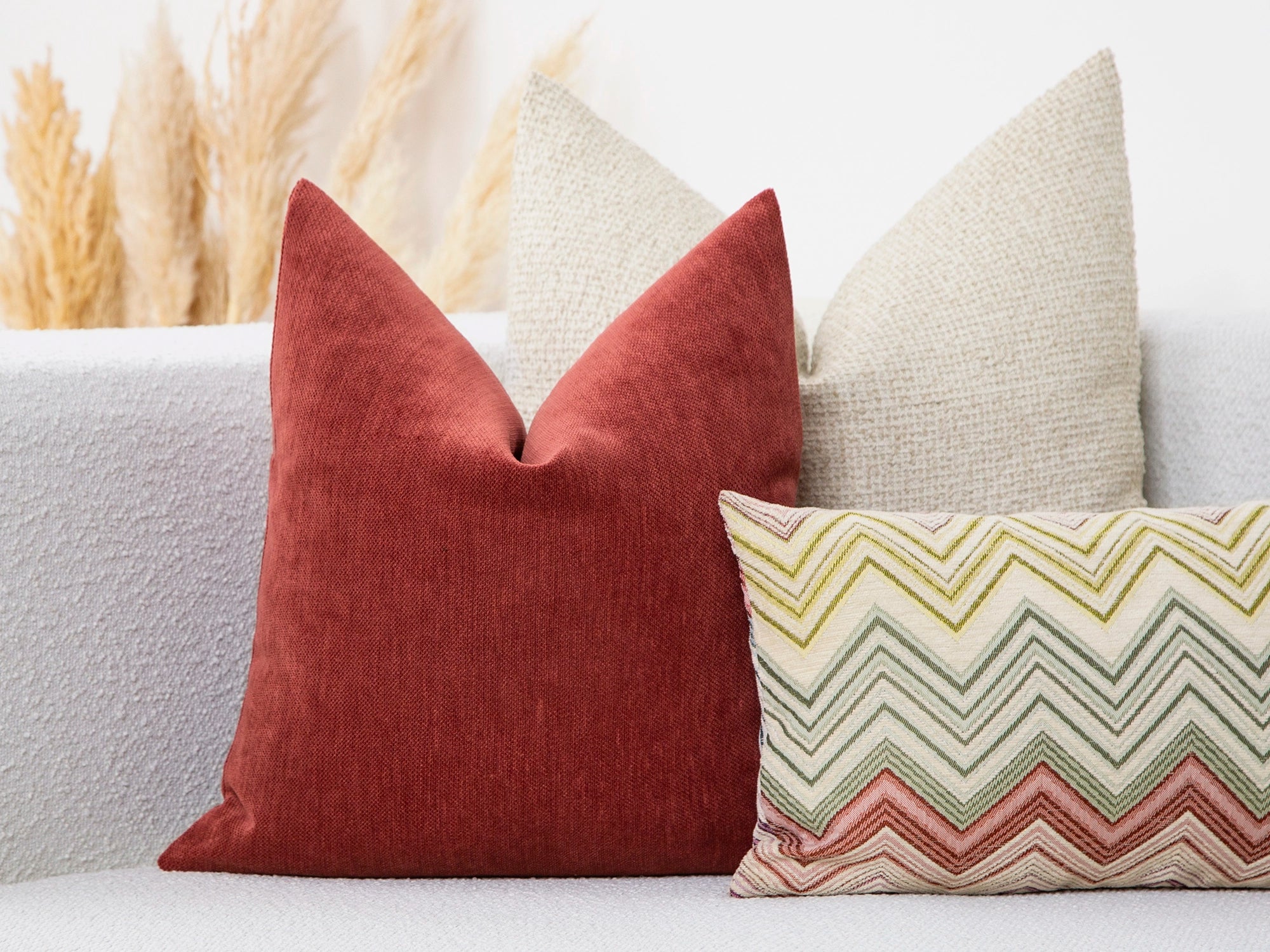Dusty Red Pillow Cover - Everyday