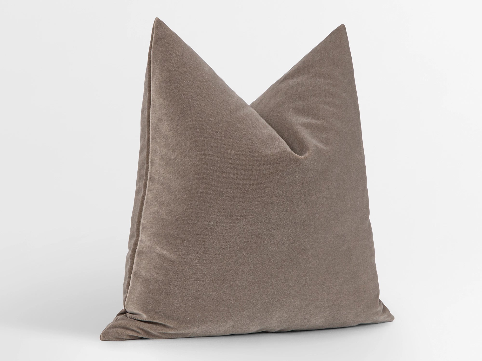 Dusty Taupe Velvet Pillow Cover