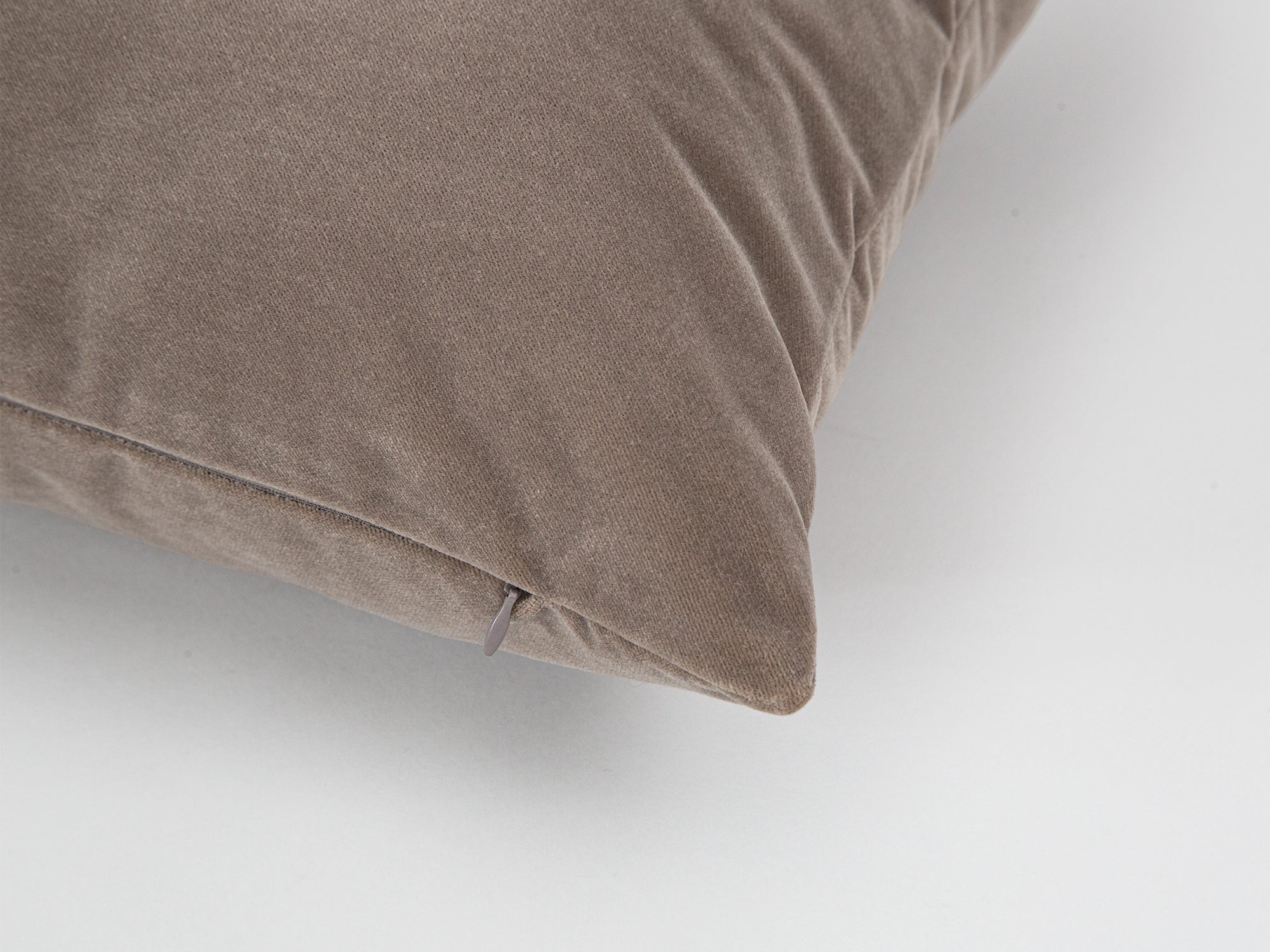 Dusty Taupe Velvet Pillow Cover
