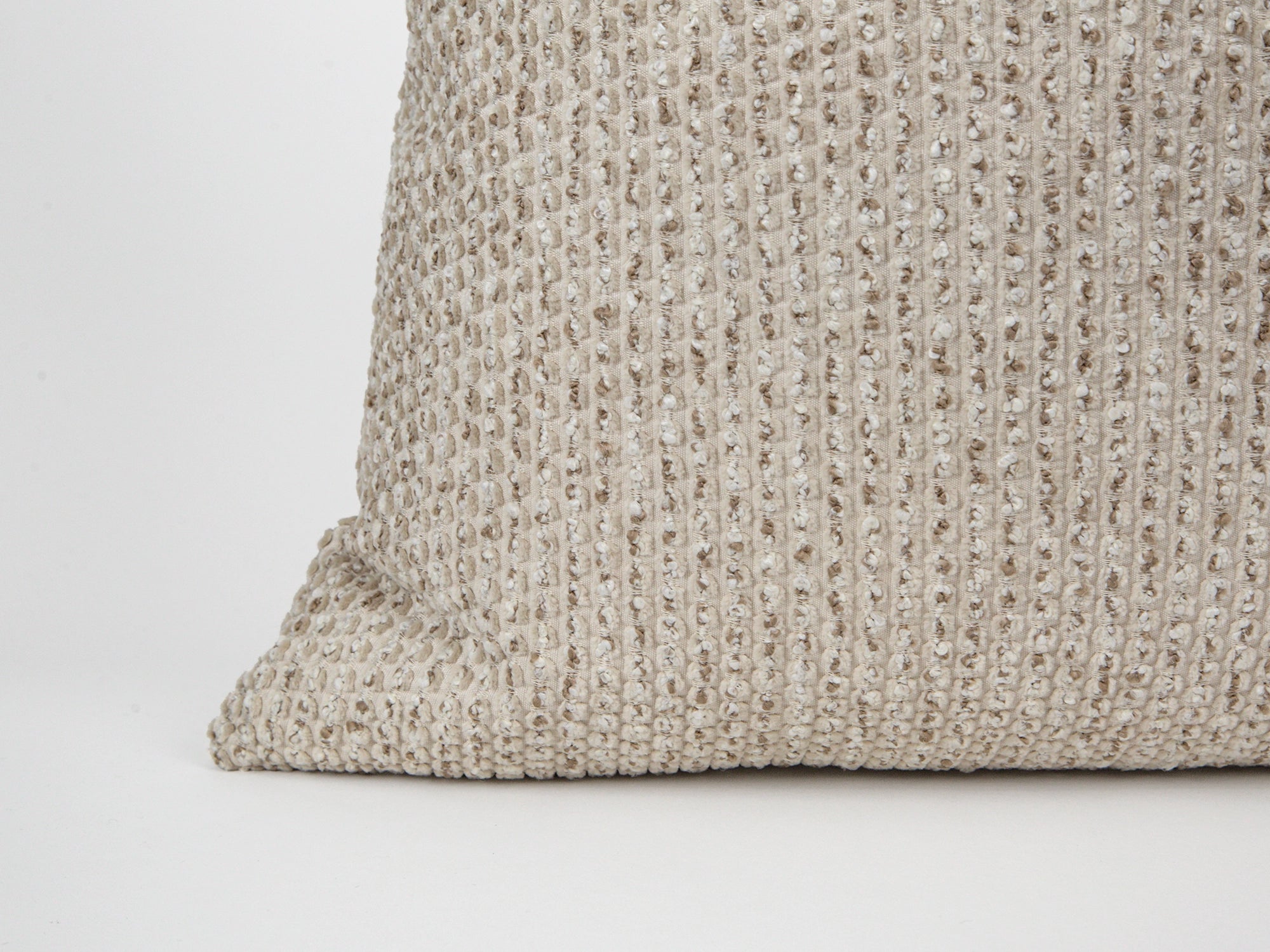 Beige Dotted Pillow Cover - Textured & Bubble