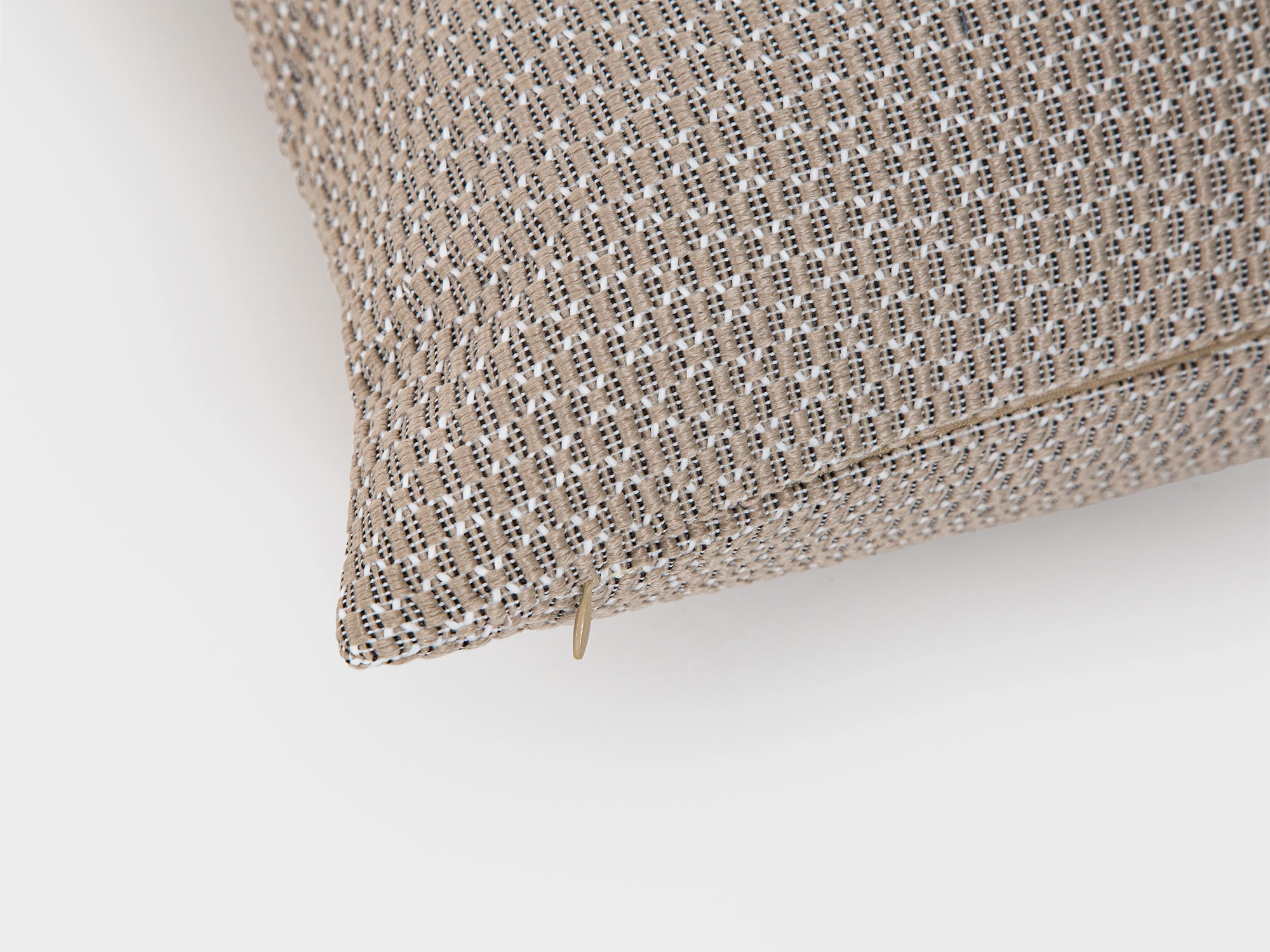 Earthy Beige Textured Pillow Cover