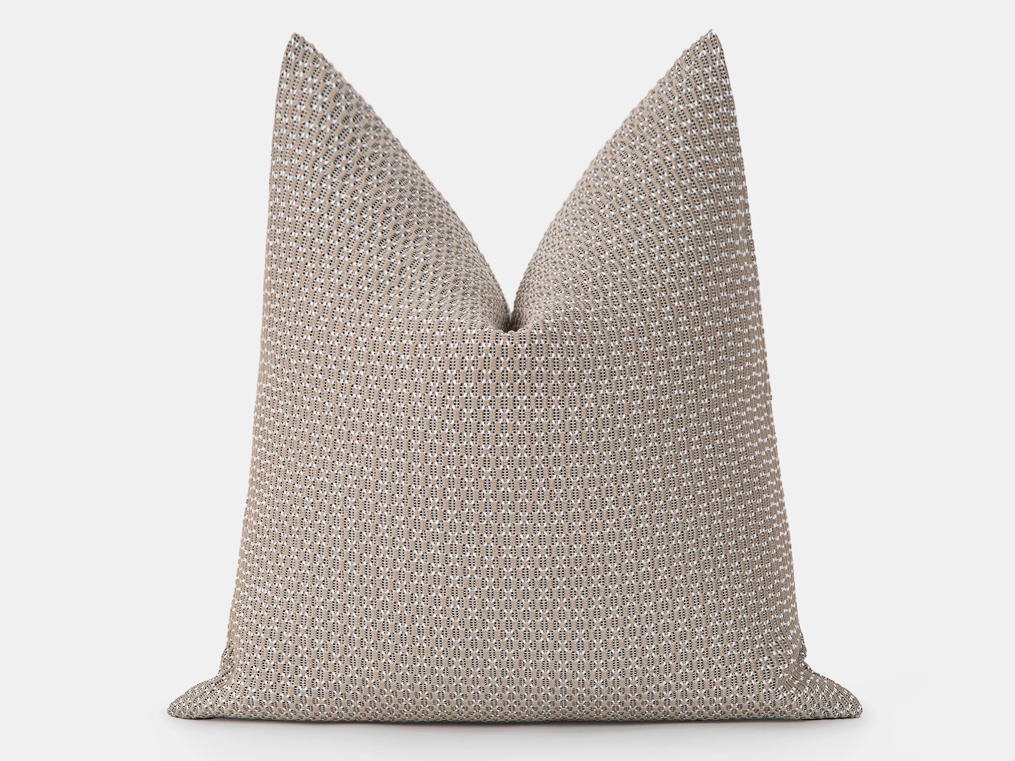 Earthy Beige Textured Pillow Cover