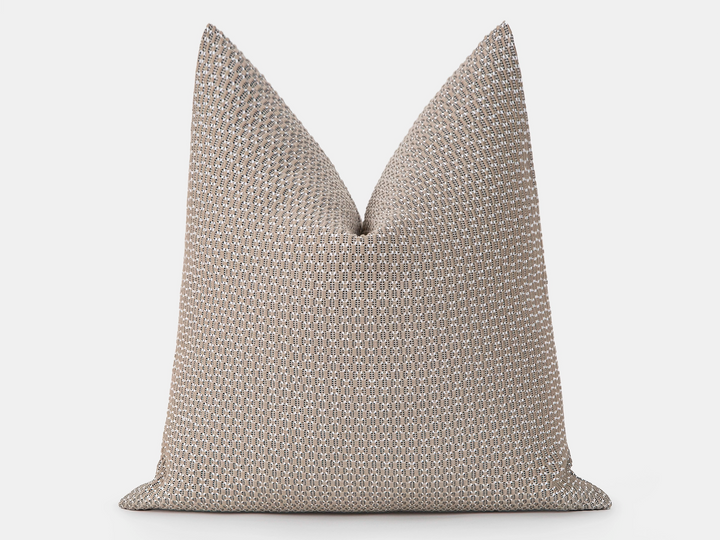 Earthy Beige Textured Pillow Cover