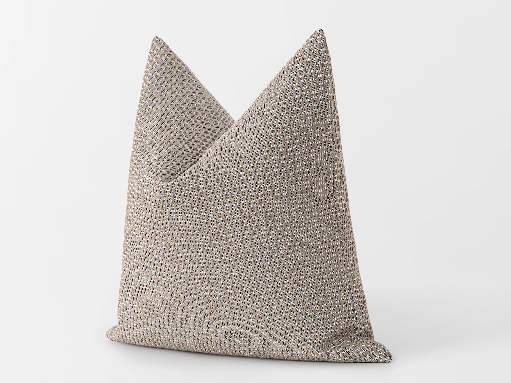 Earthy Beige Textured Pillow Cover