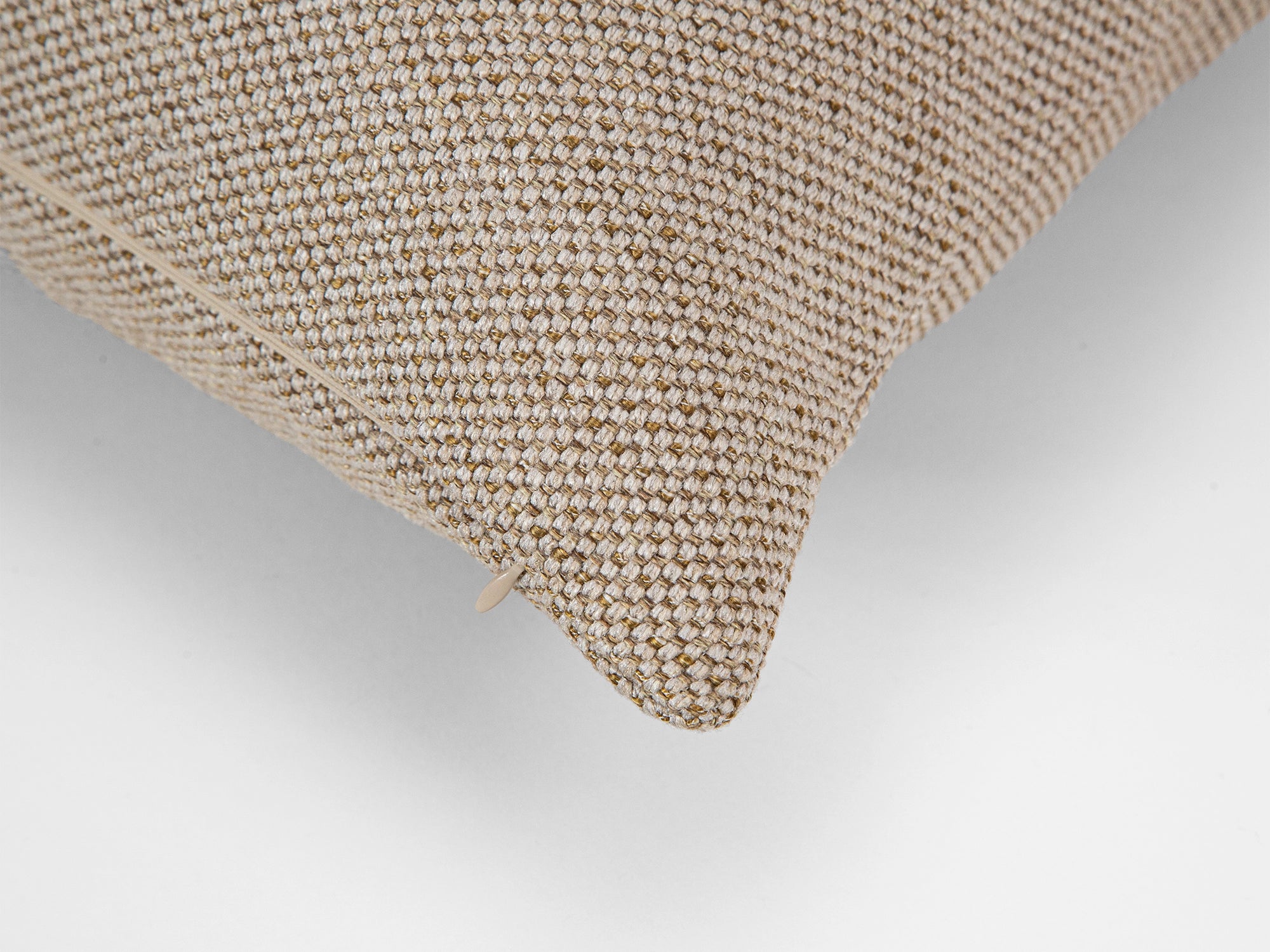 Earthy Beige Woven Pillow Cover