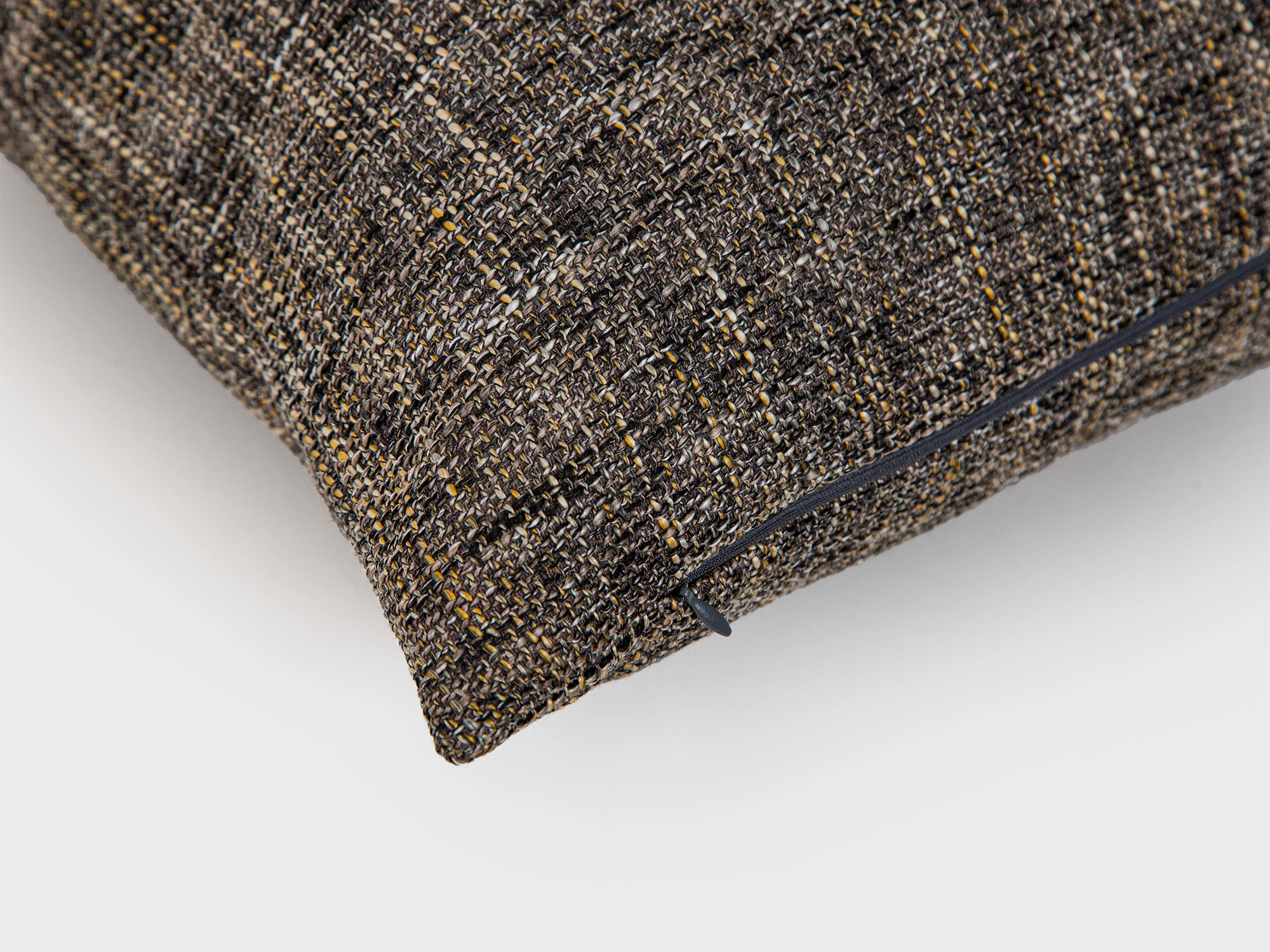 Earthy Brown Linen Woven Pillow Cover