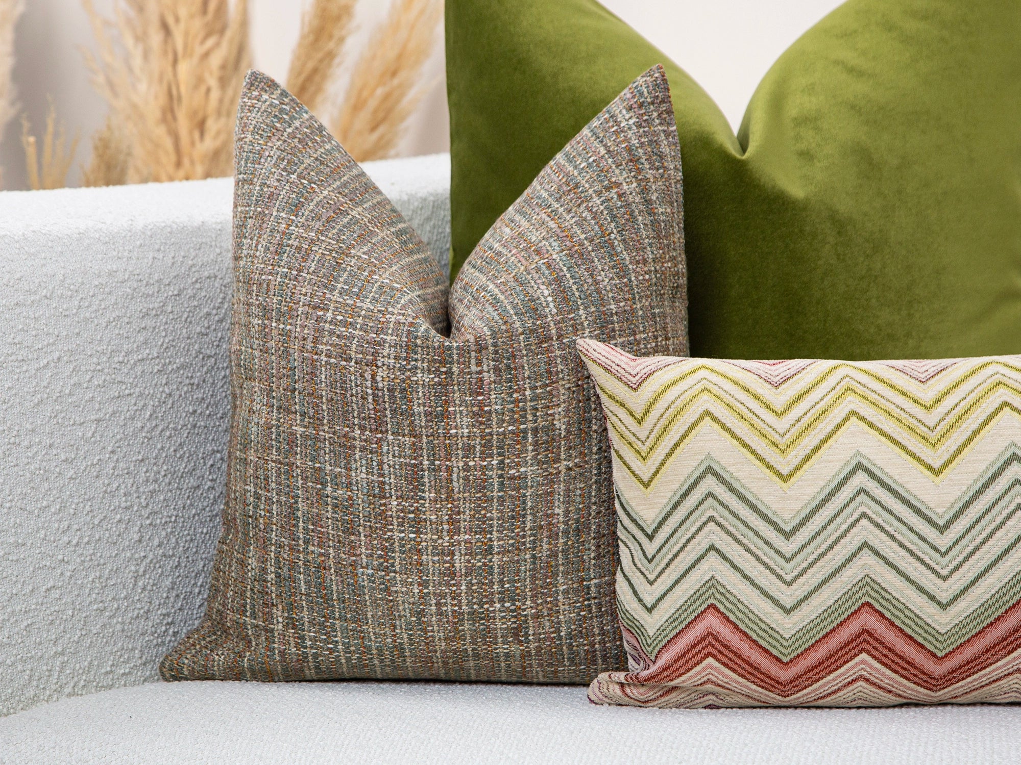Earthy Colorful Boho Pillow Cover