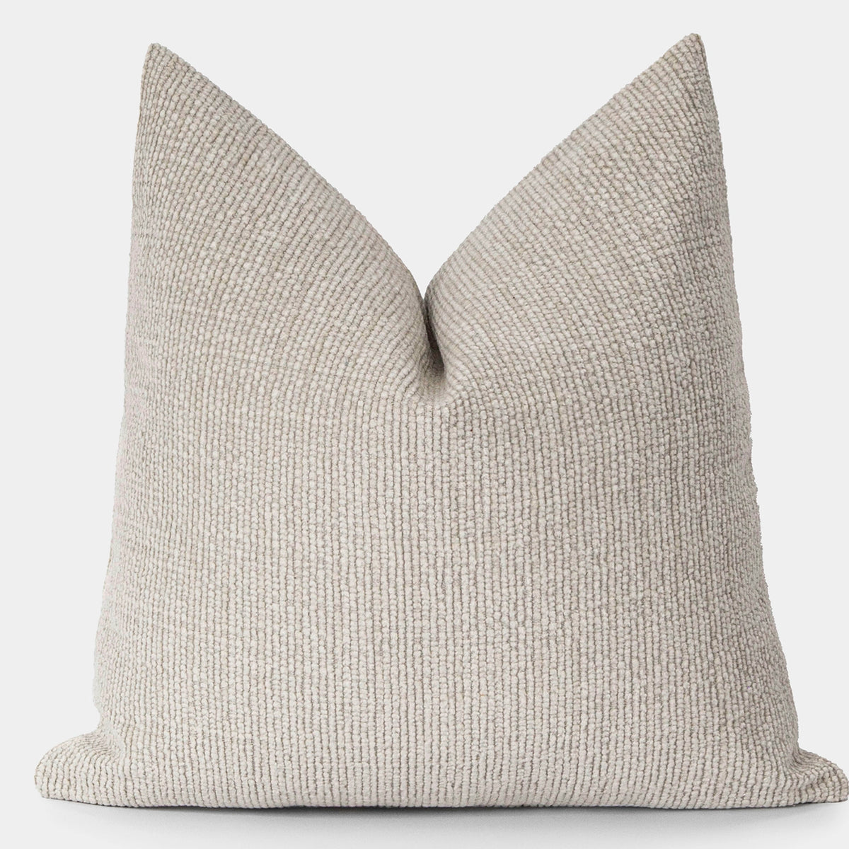 Earthy Beige Textured Pillow Cover 22x22"