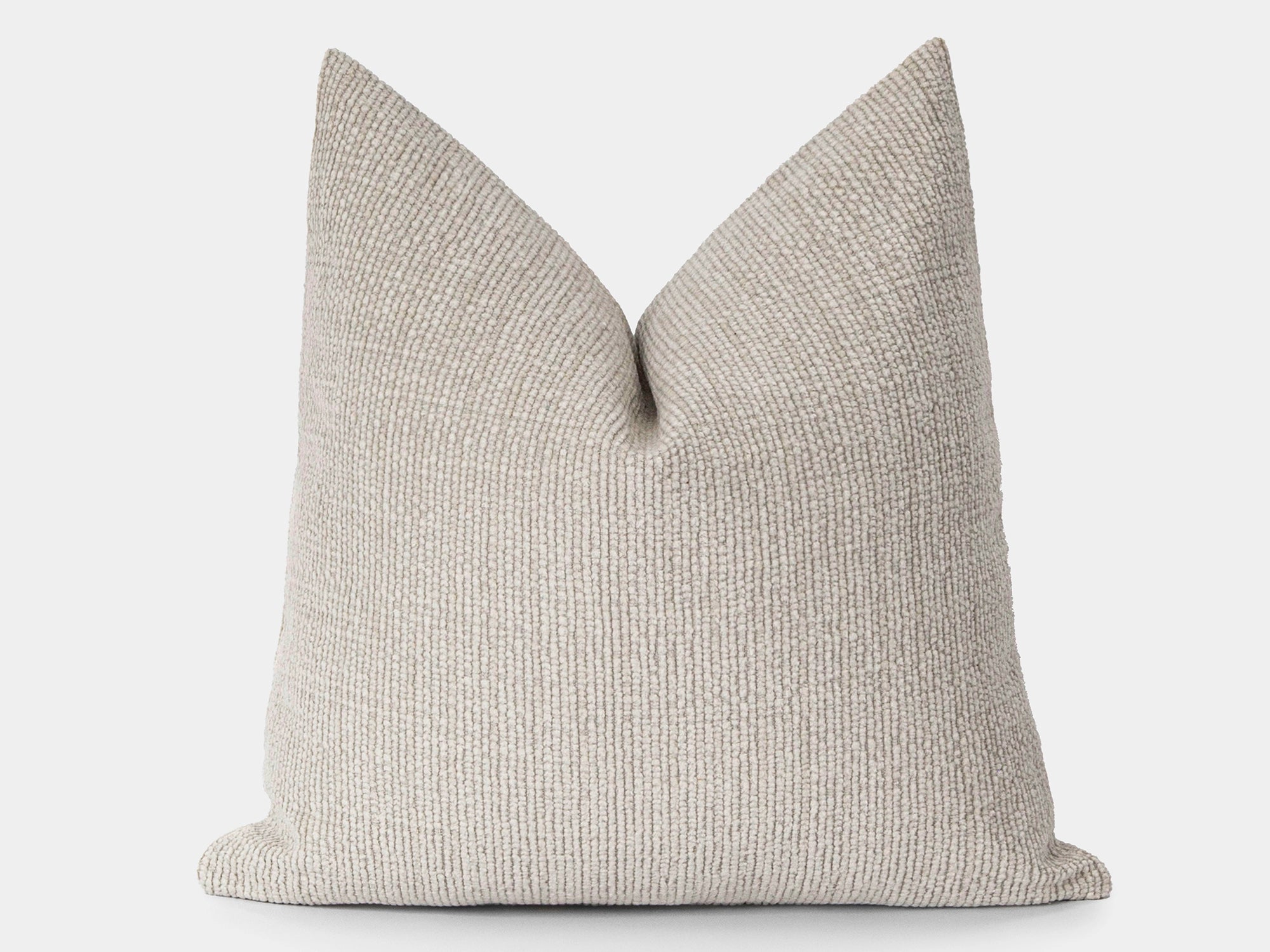 Earthy Beige Textured Pillow Cover