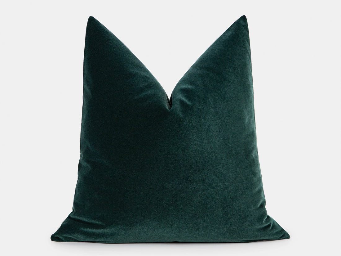 Emerald Green Velvet Pillow Cover