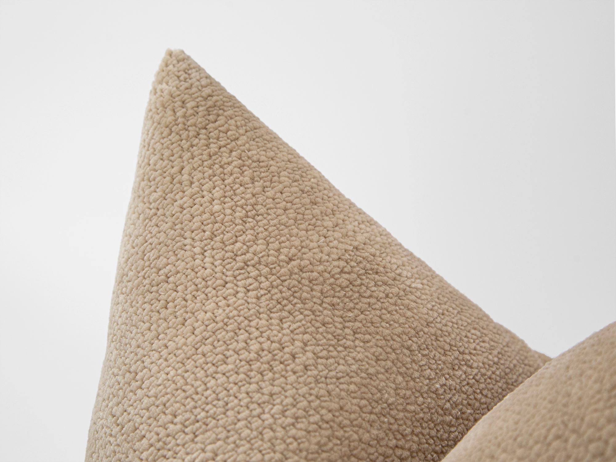 Sand Beige Textured Pillow Cover