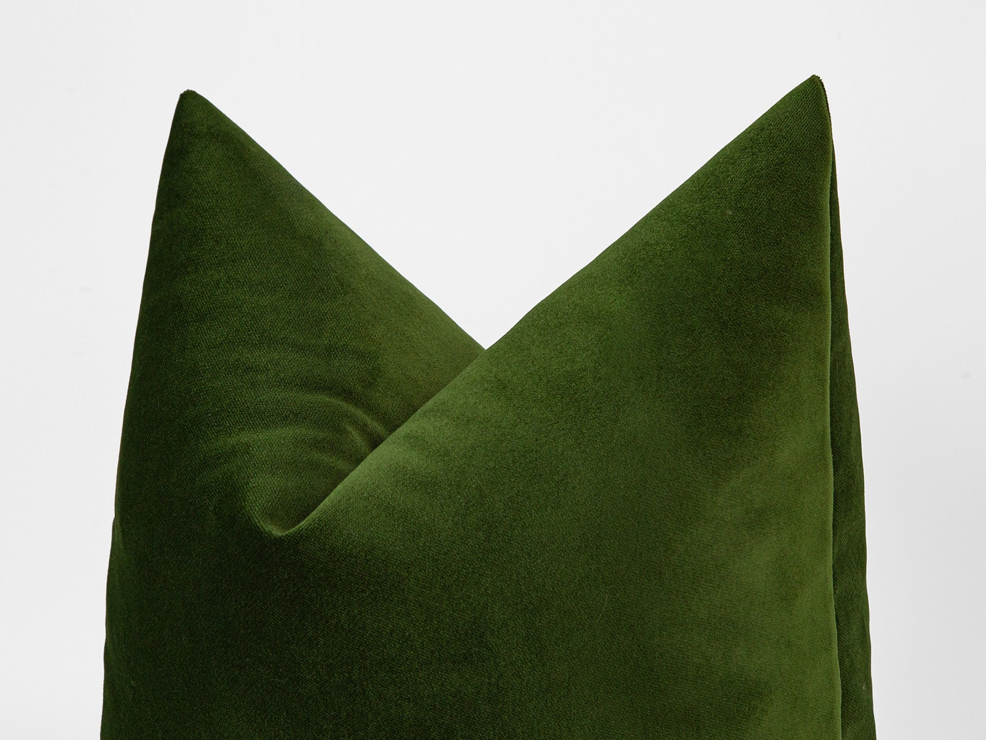 Forest Green Velvet Pillow Cover